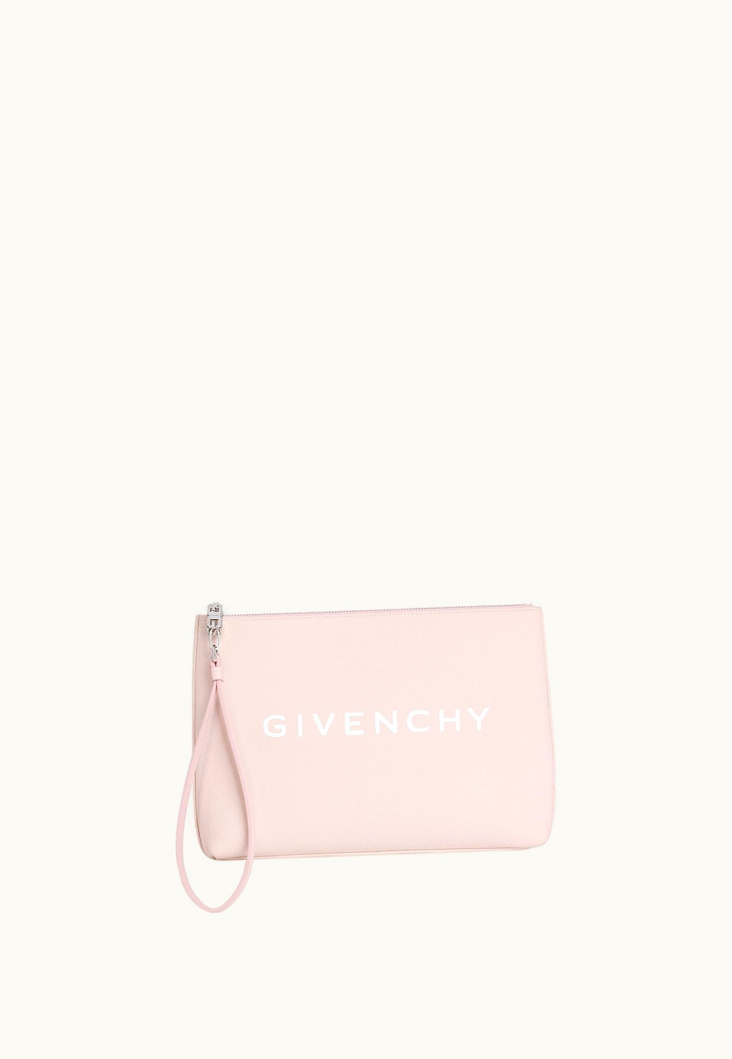 Givenchy Givenchy Travel Pouch In Canvas - Light Pink