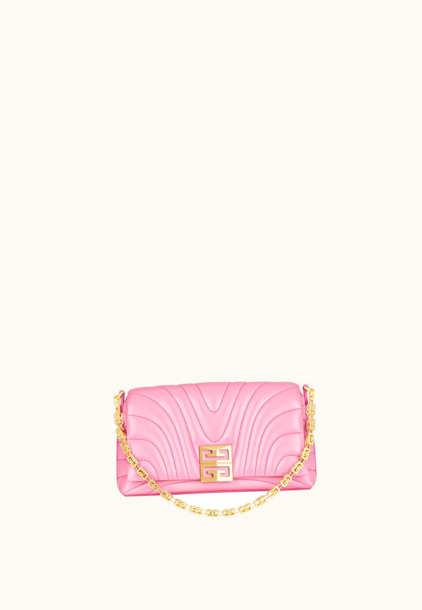 Givenchy Givenchy Small 4G Soft Bag In Quilted Leather With Chain - Bright Pink