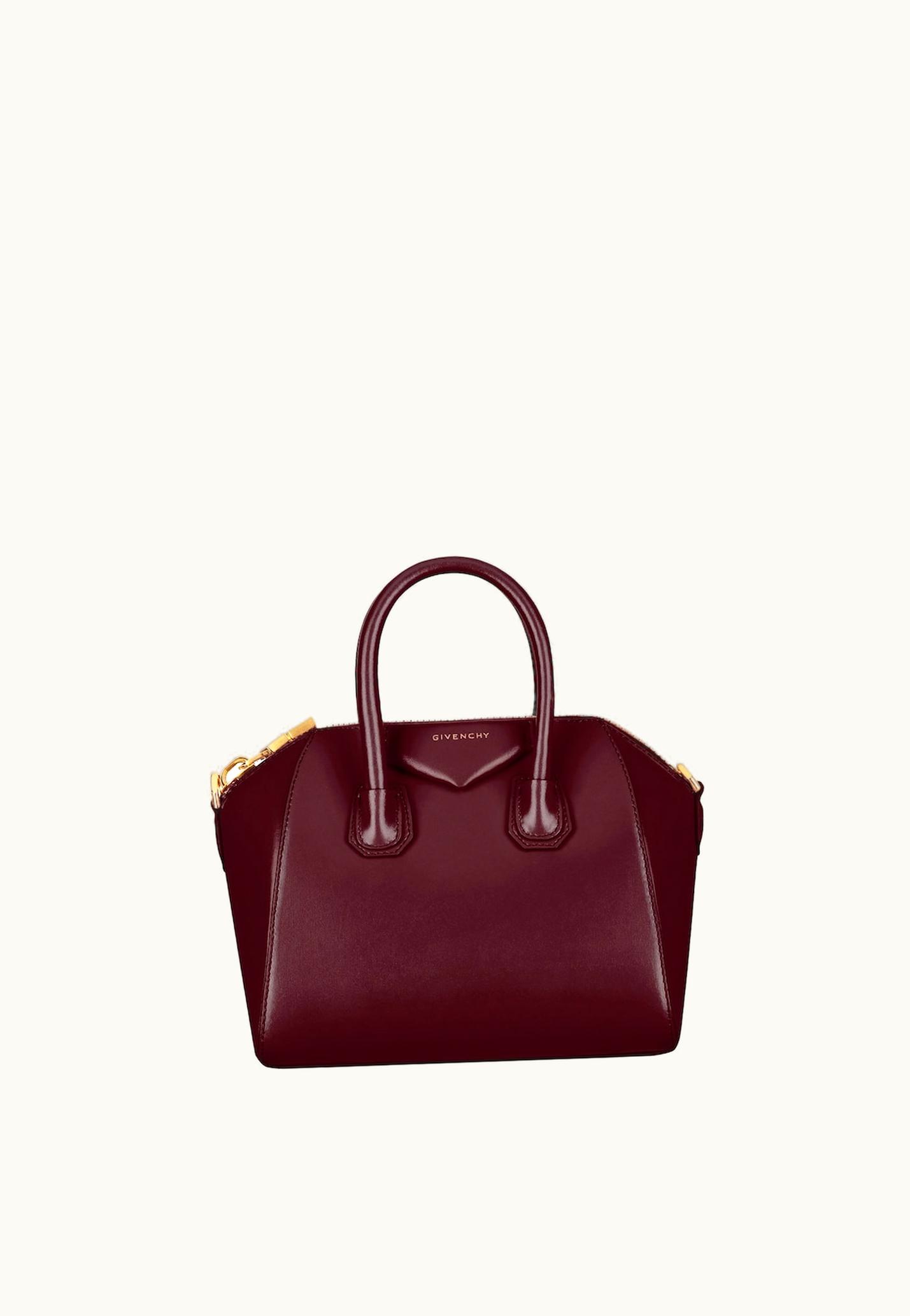 Givenchy Givenchy Mini Antigona Bag In Box Leather - Oxblood Red OXBLOOD RED