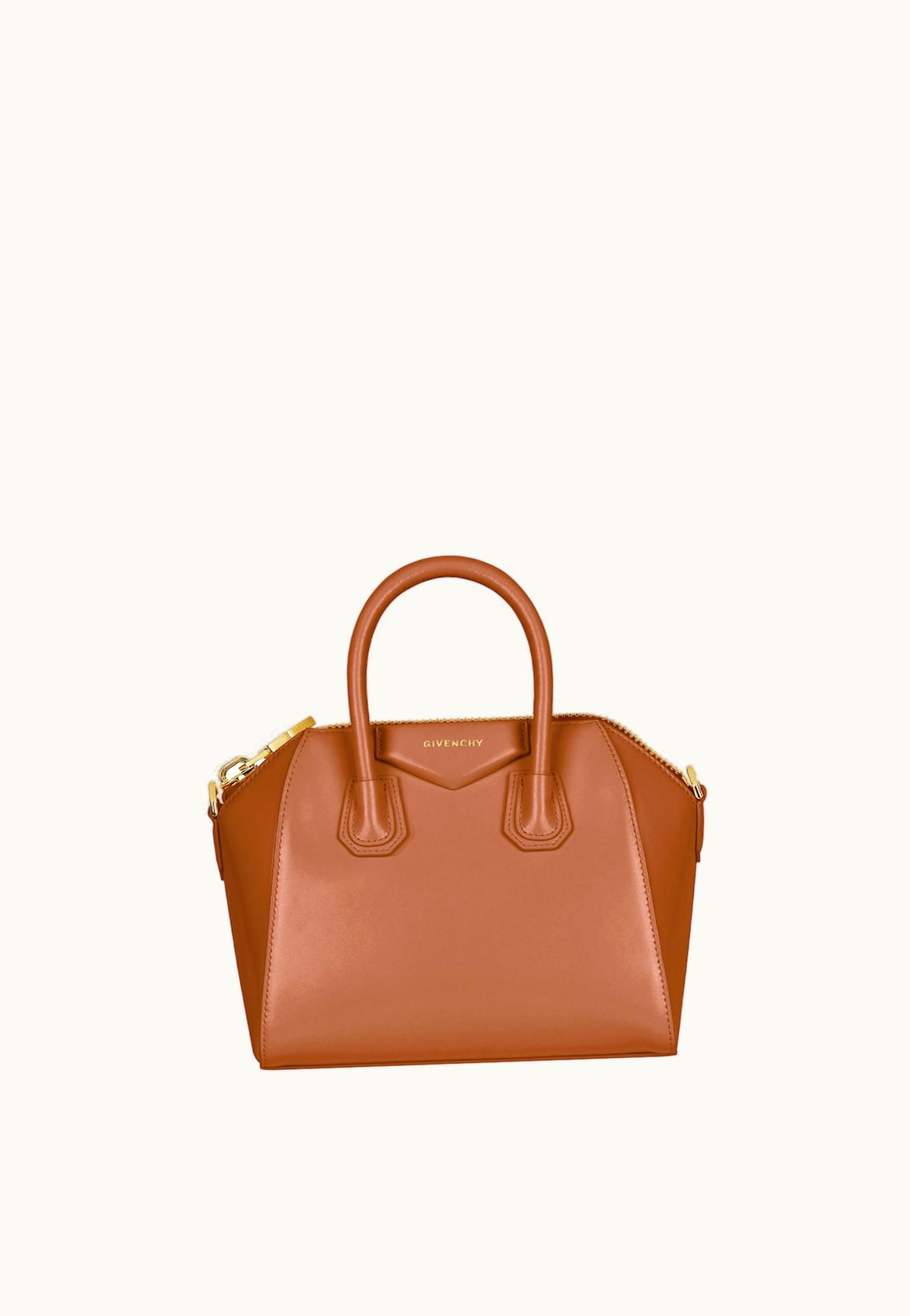 Givenchy Givenchy Mini Antigona Bag In Box Leather - Tan