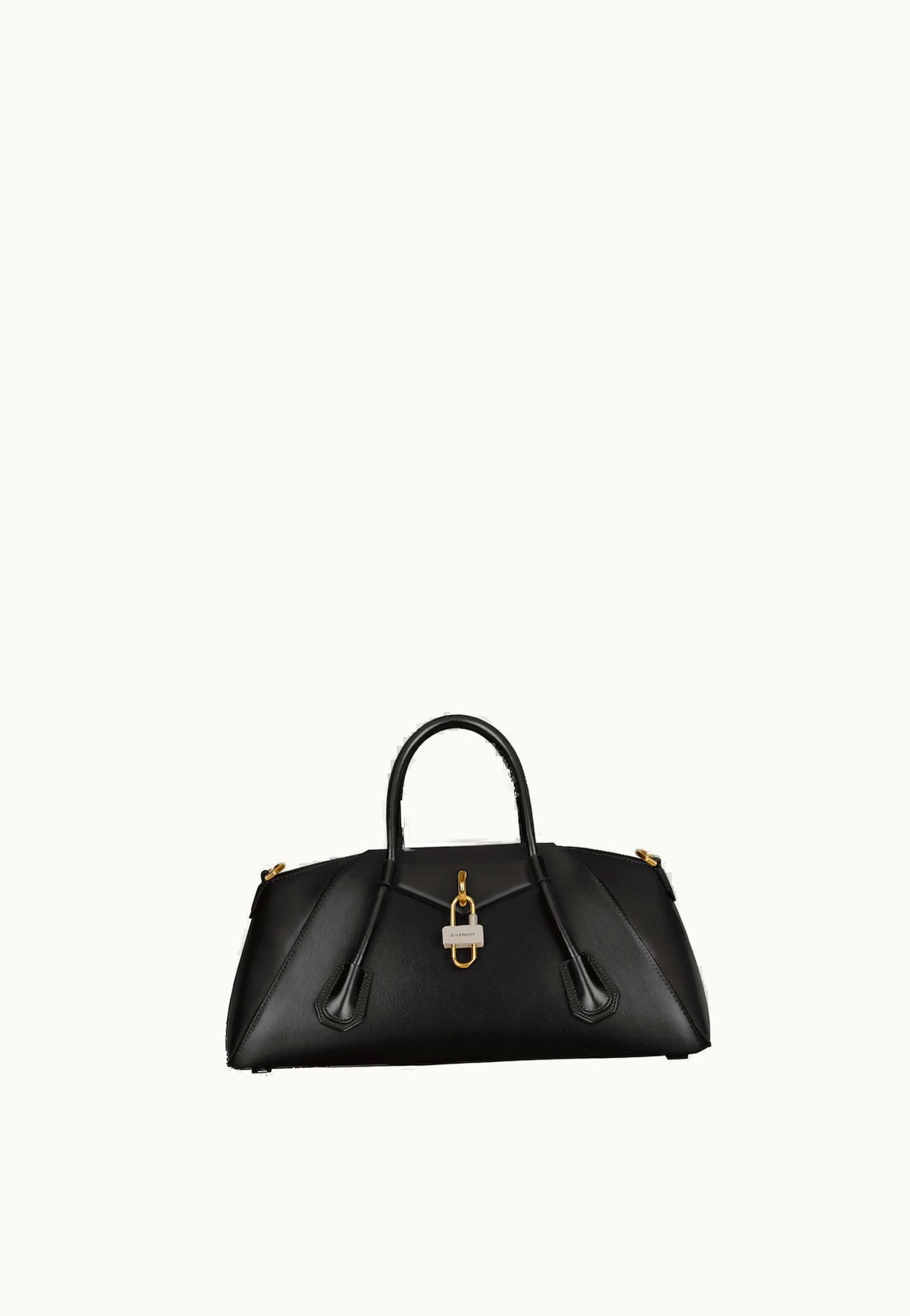 Givenchy Givenchy Small Antigona Stretch Bag In Box Leather - Black