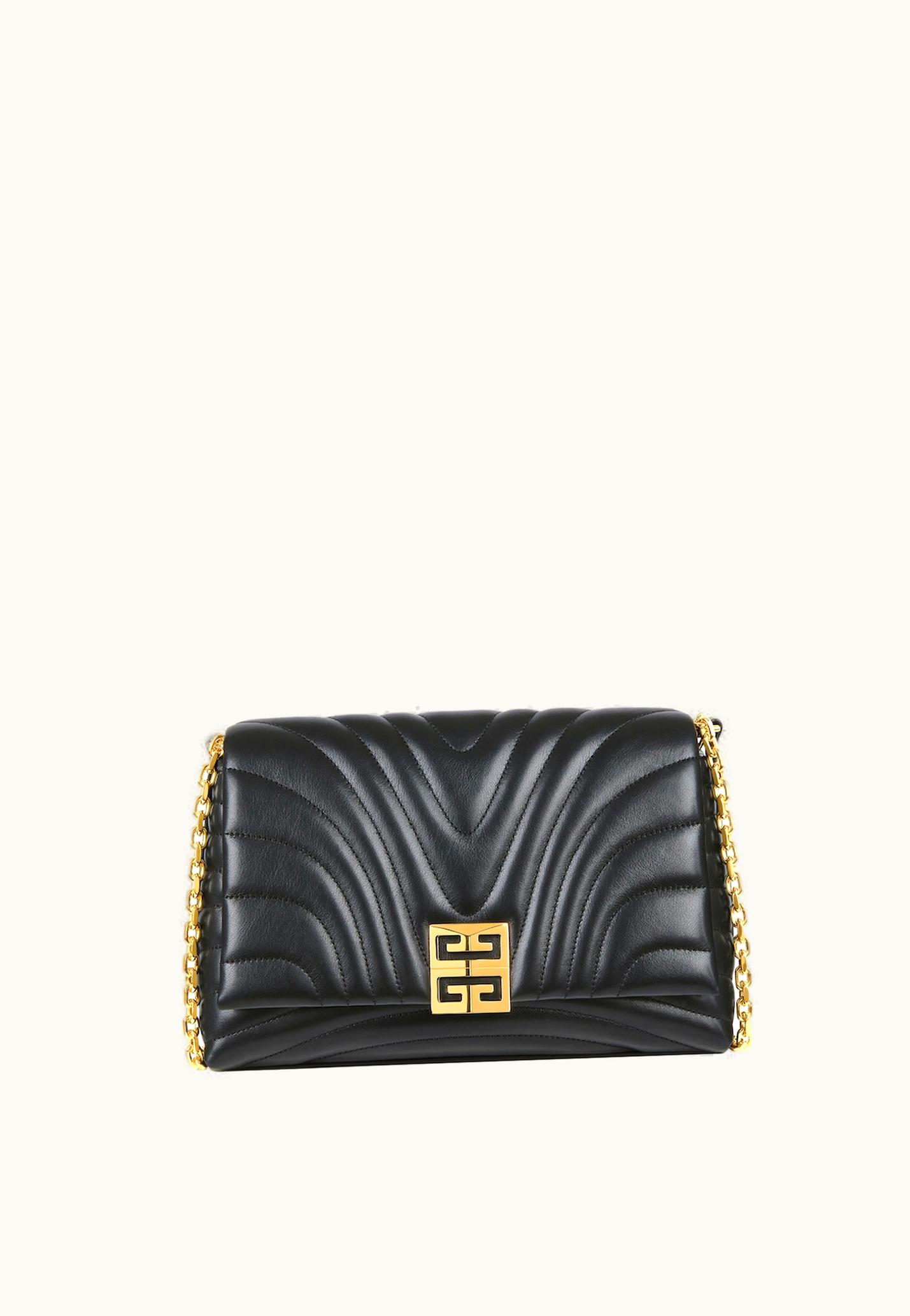 Givenchy Givenchy Medium 4G Soft Bag In Quilted Leather With Chain - Black