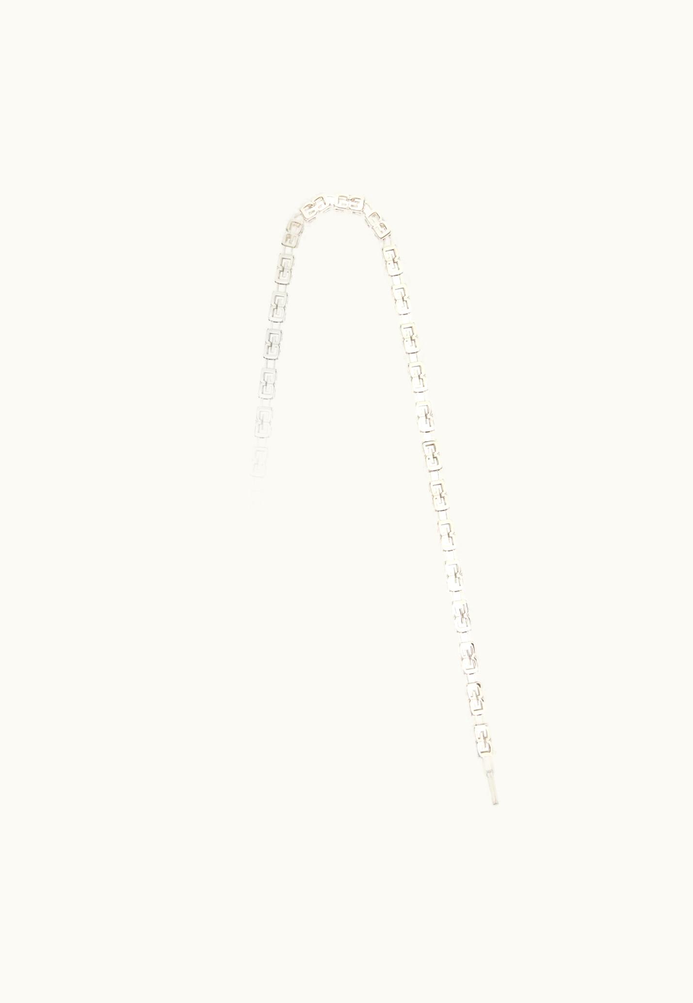 Givenchy Givenchy G Cube Chain Strap In Metal - Palladium