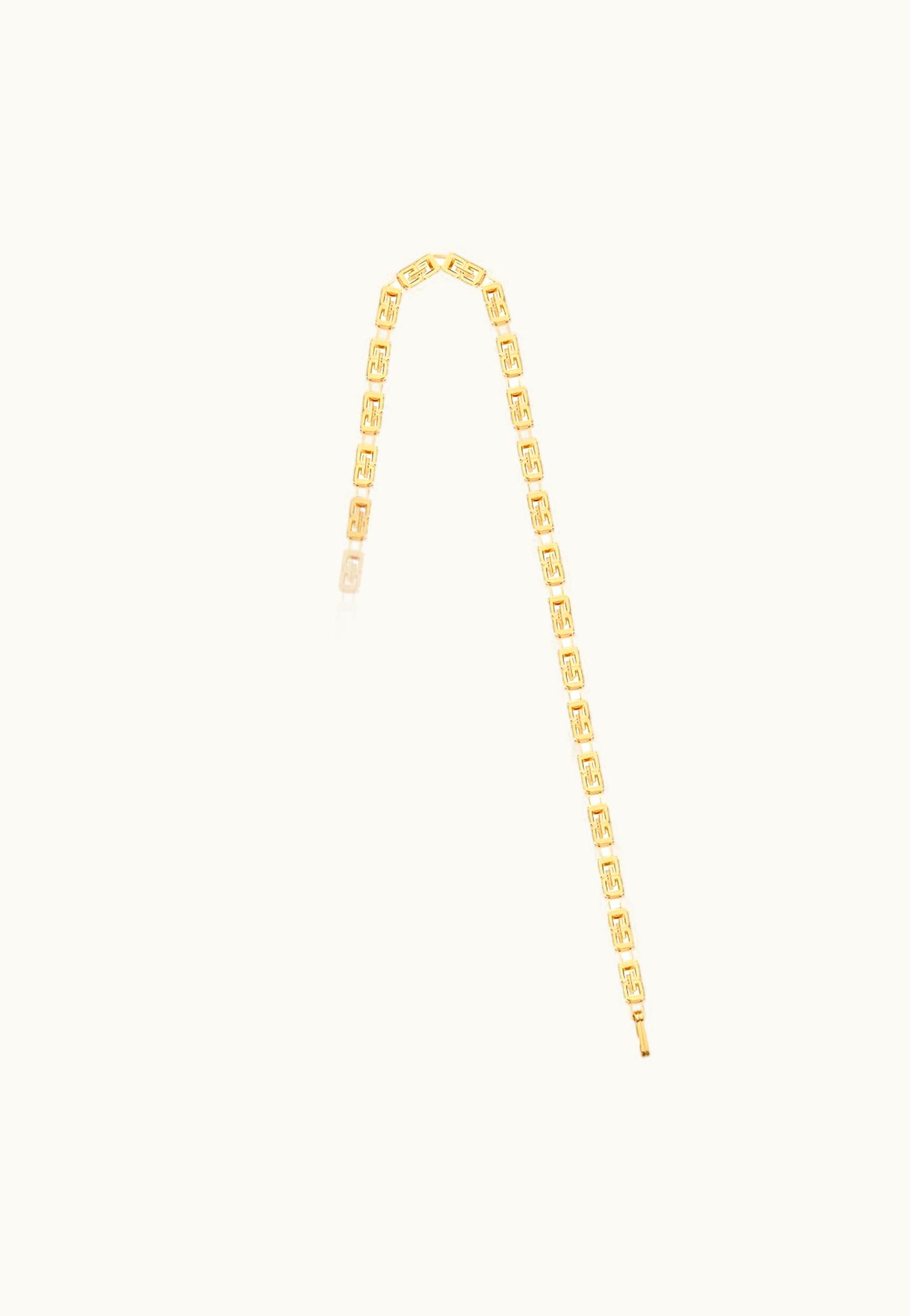 Givenchy Givenchy G Cube Chain Strap In Metal - Golden