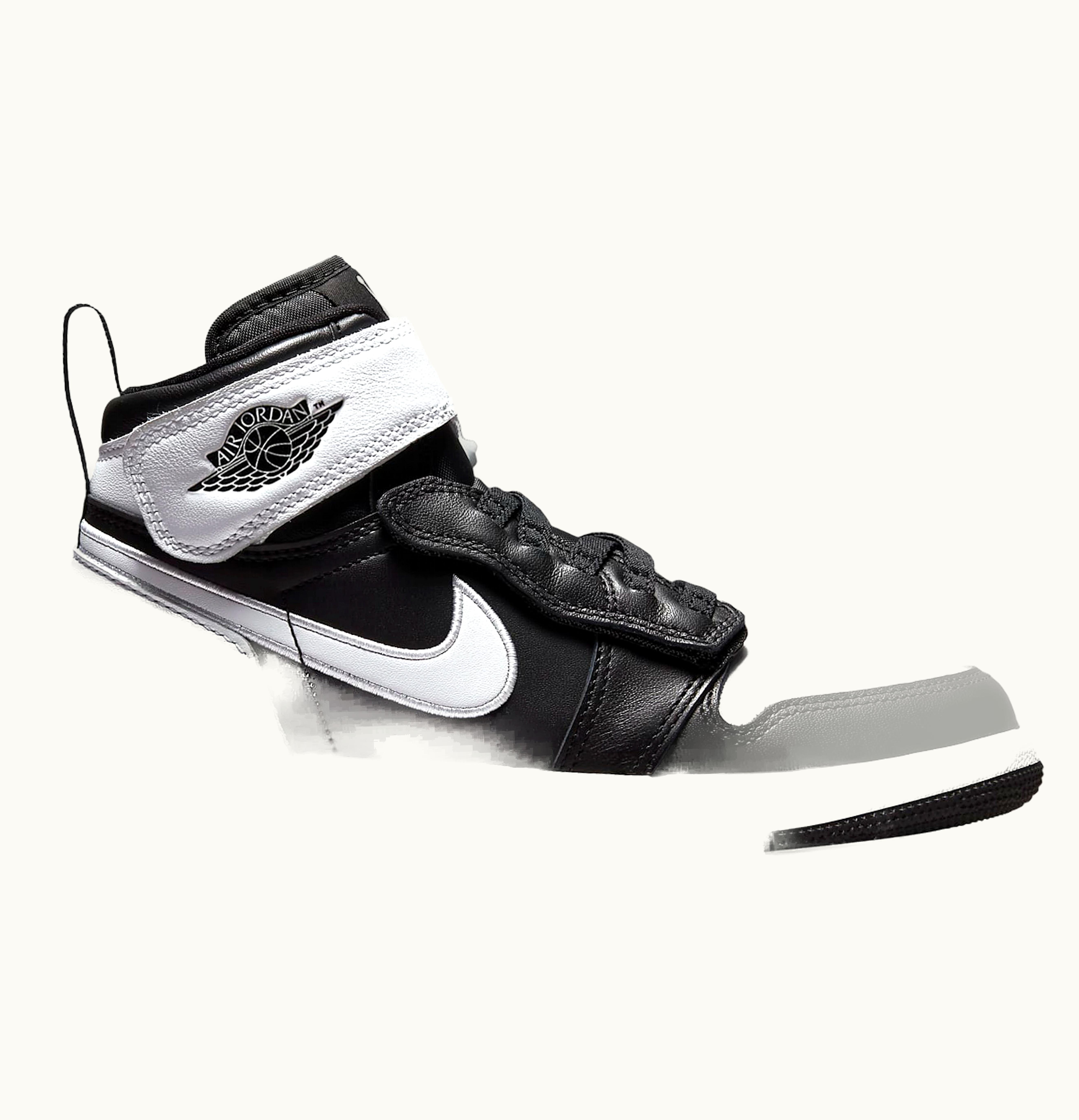 Jordan Air Jordan 1 Retro High FlyEase Black White GS