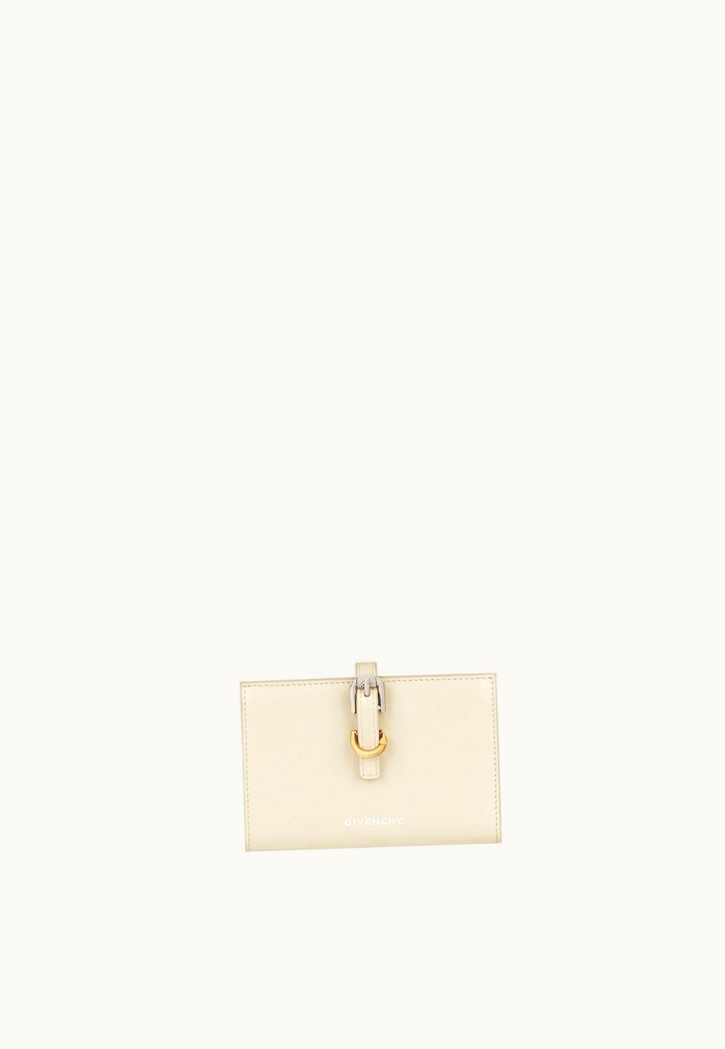 Givenchy Givenchy Voyou Wallet In Leather - Natural Beige