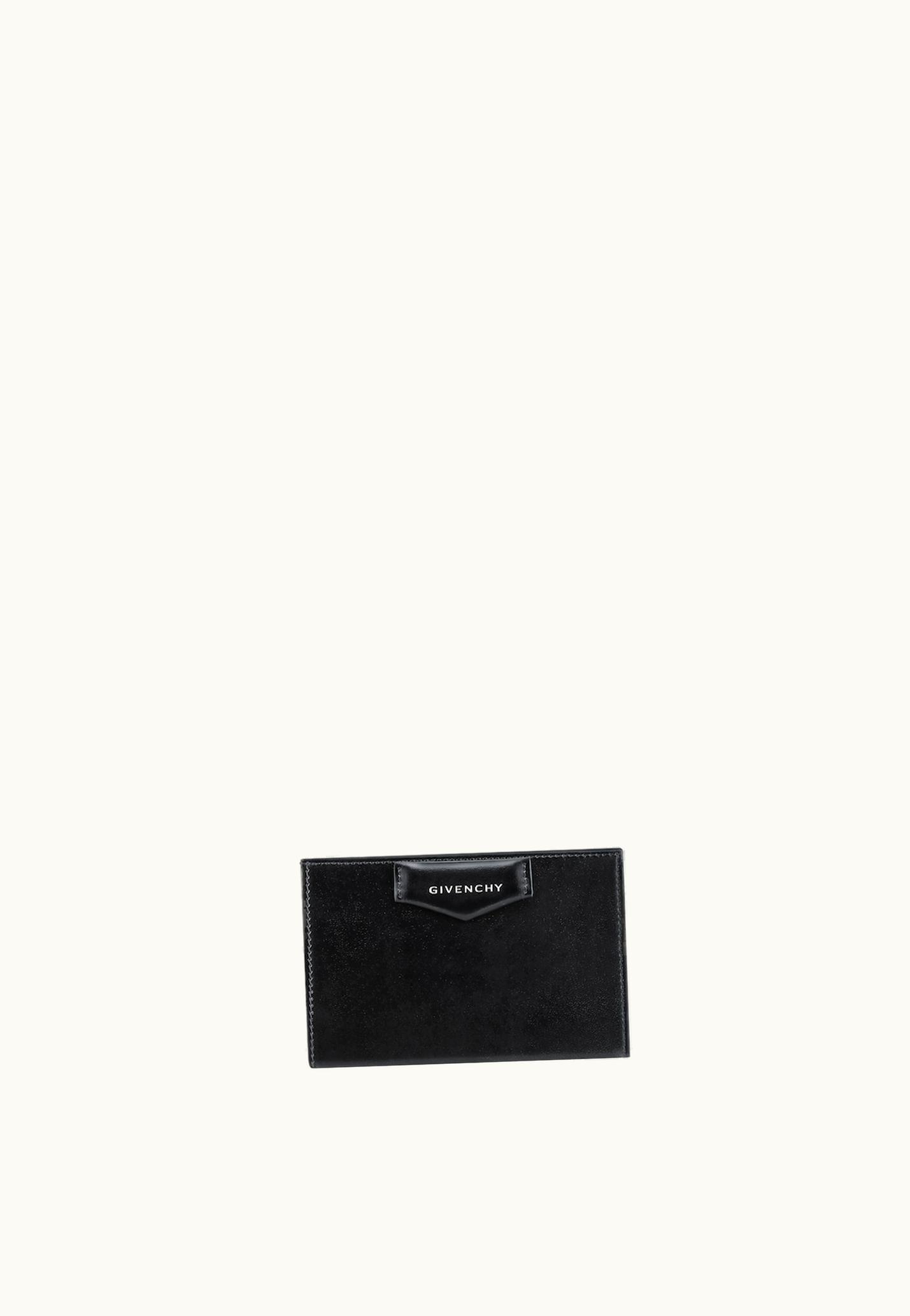 Givenchy Givenchy Antigona Wallet In Box Leather - Black
