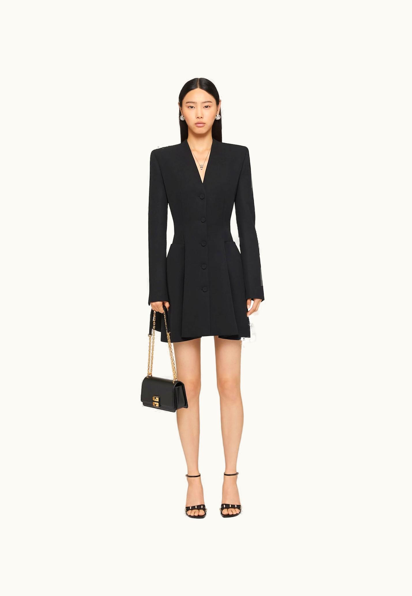 Givenchy Givenchy Tailored Dress In Wool - Black BLACK