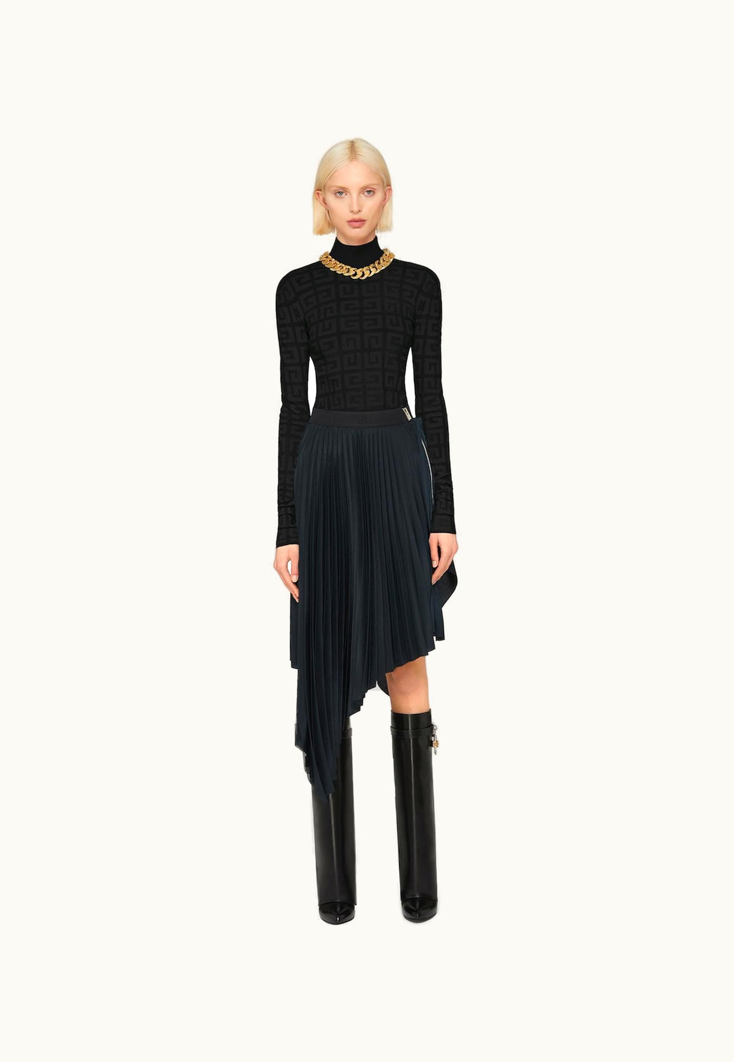 Givenchy Givenchy Sweater In 4G Jacquard - Black