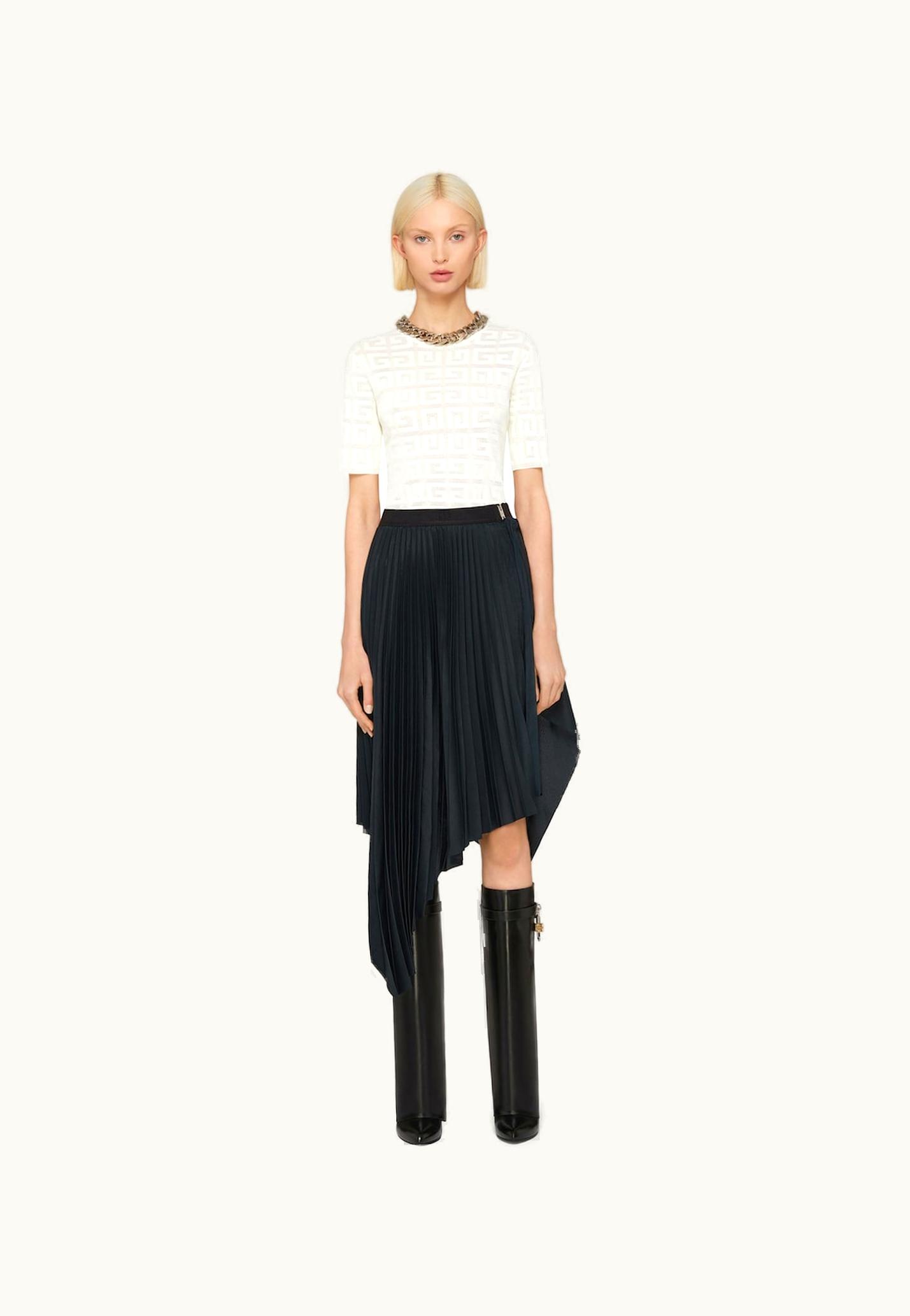 Givenchy Givenchy Sweater In 4G Jacquard - Off White OFF WHITE