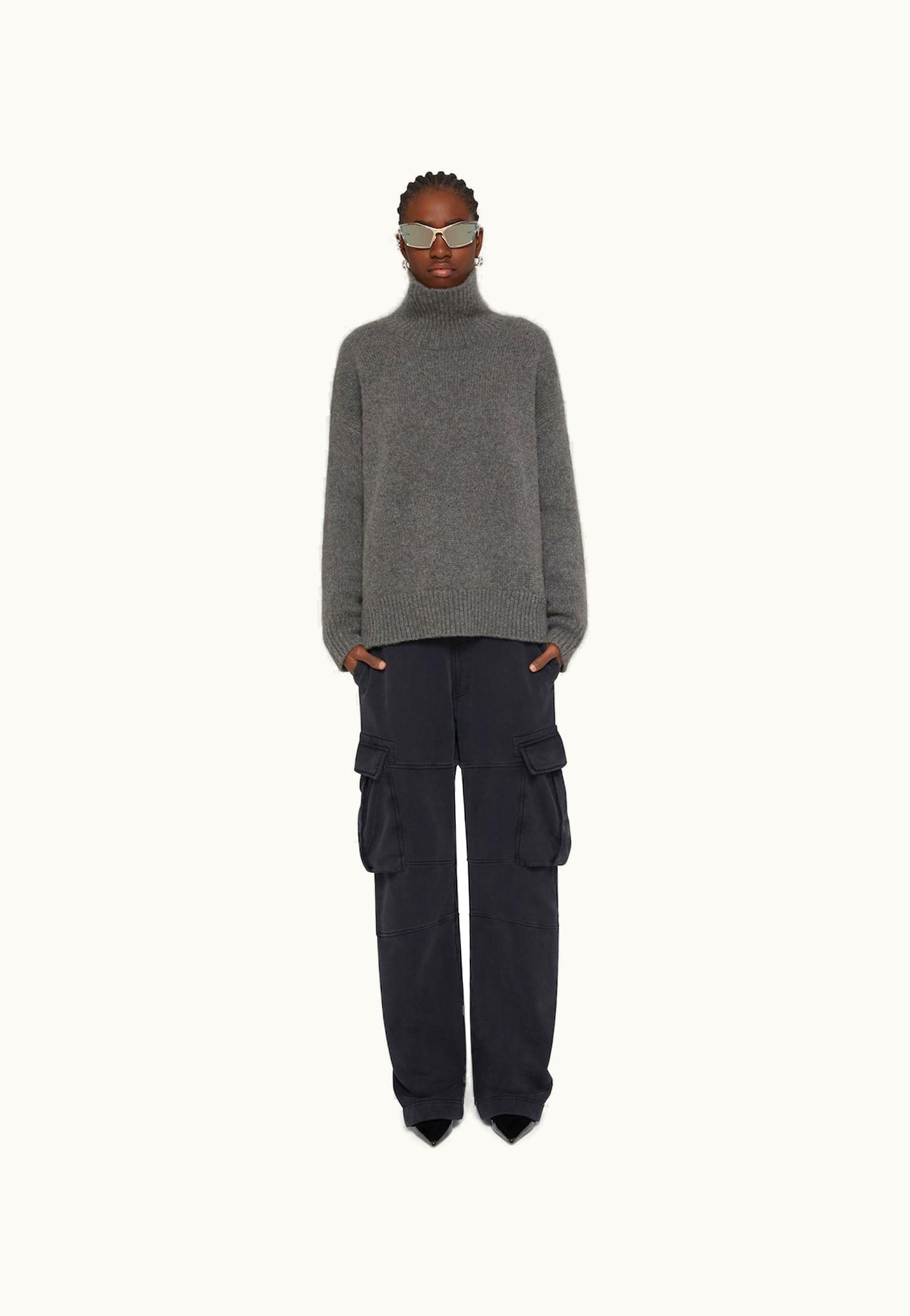 Givenchy Givenchy Turtleneck Sweater In Cashmere - Grey Mix