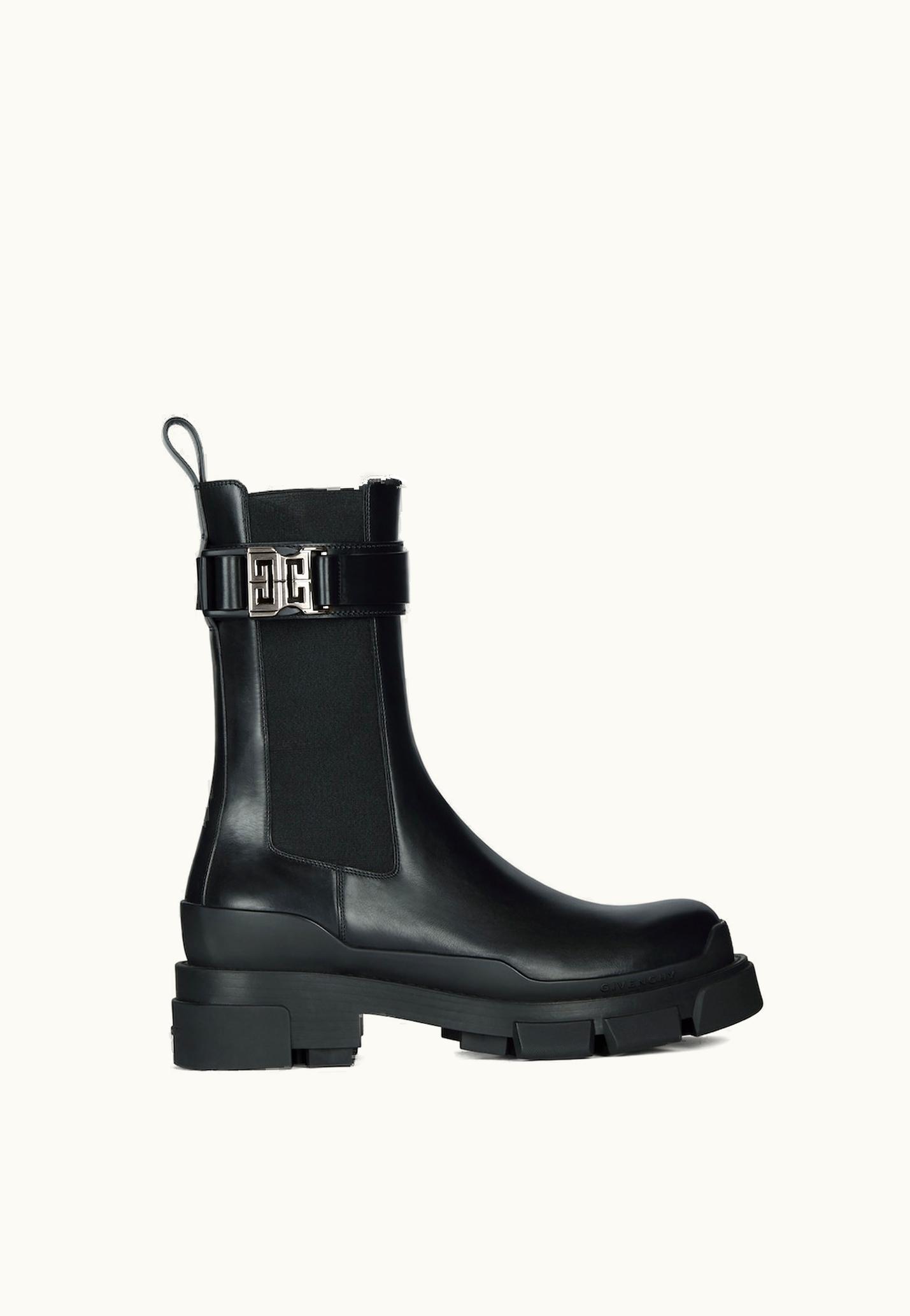 Givenchy Givenchy Terra Chelsea Boots In Leather - Black