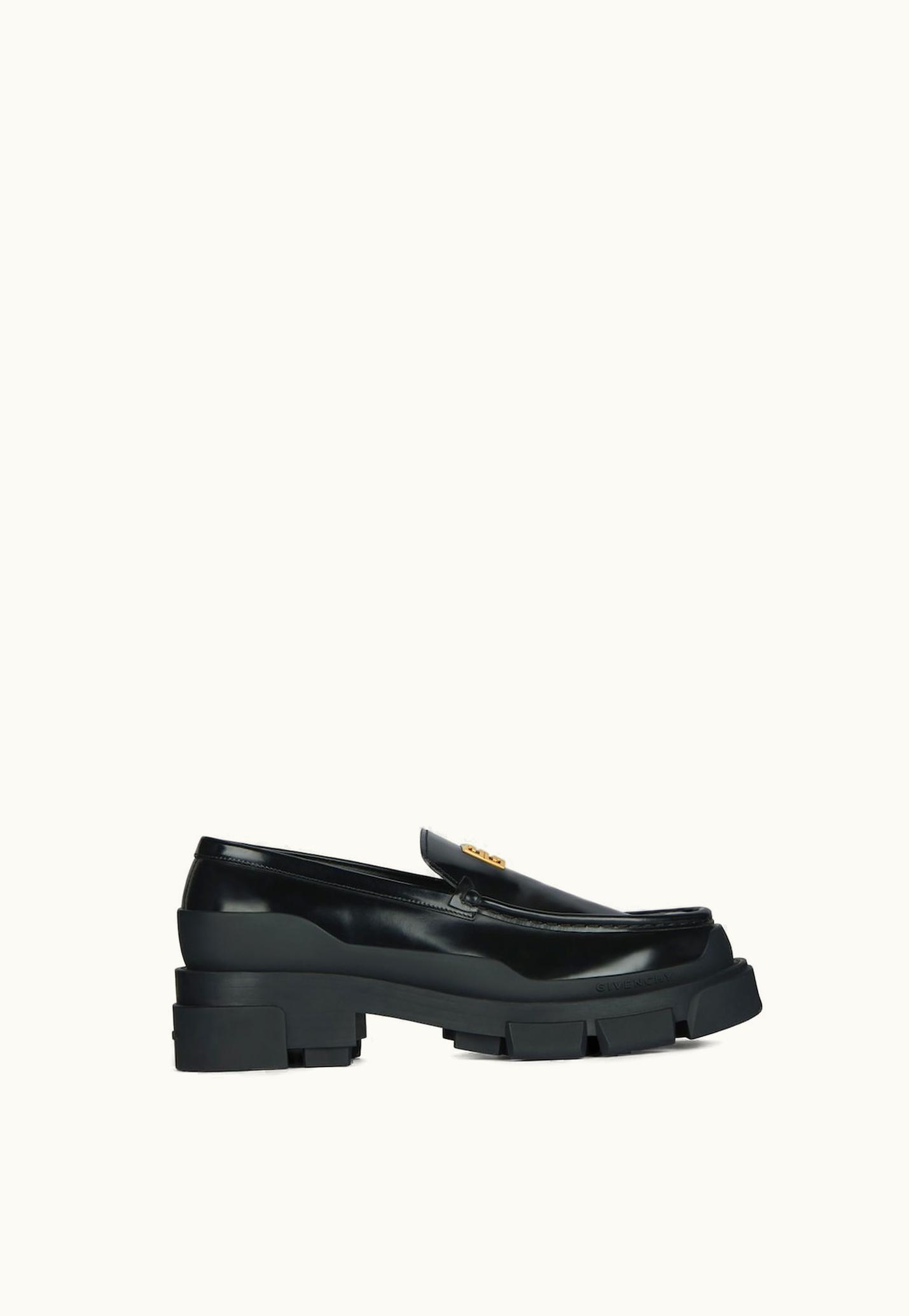 Givenchy Givenchy Terra Loafer In Brushed Leather - Black