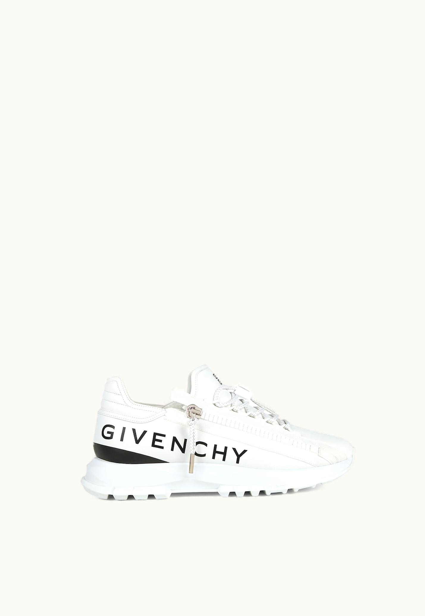 Givenchy Givenchy Spectre Runner Sneakers In Leather With Zip - White / Black