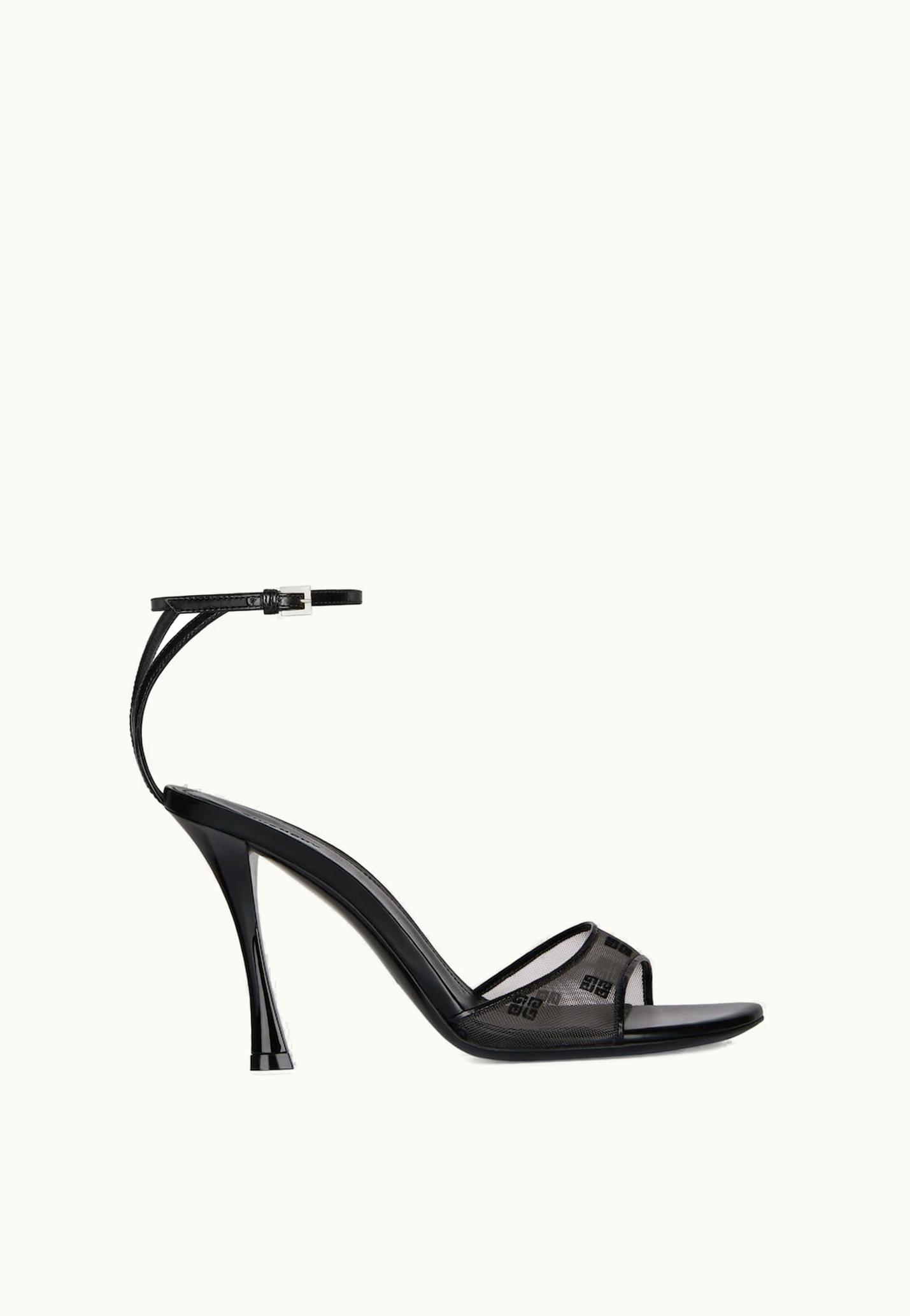 Givenchy Givenchy Stitch Sandals In 4G Mesh - Black