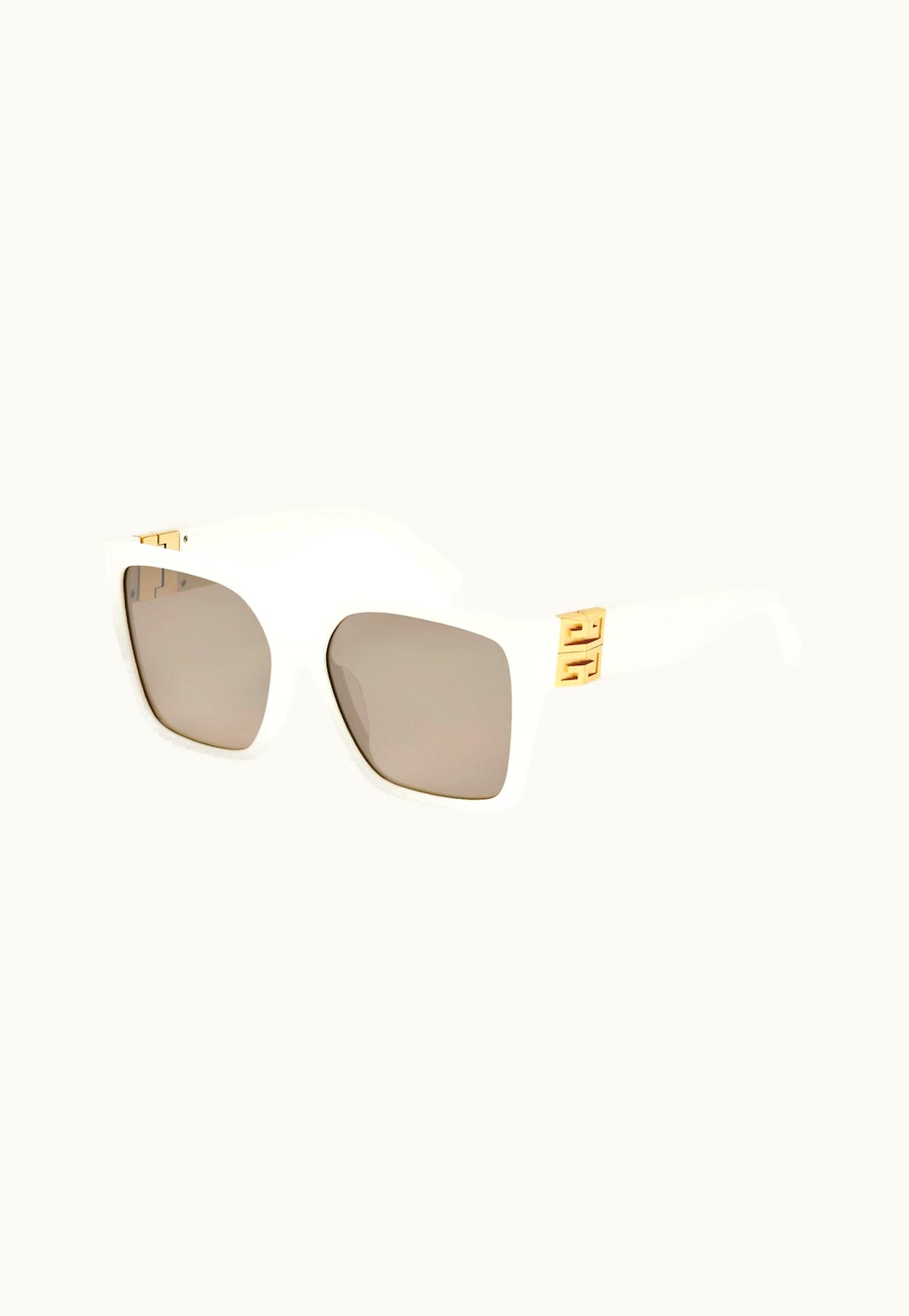 Givenchy Givenchy 4G Sunglasses In Acetate - White / Butter
