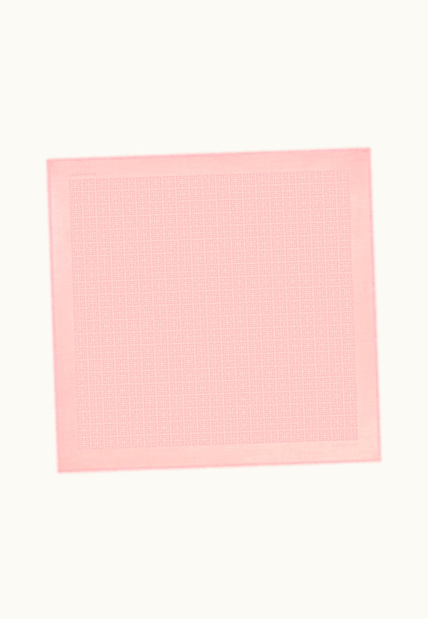 Givenchy Givenchy 4G Shawl In Silk And Wool With Lurex - Old Pink