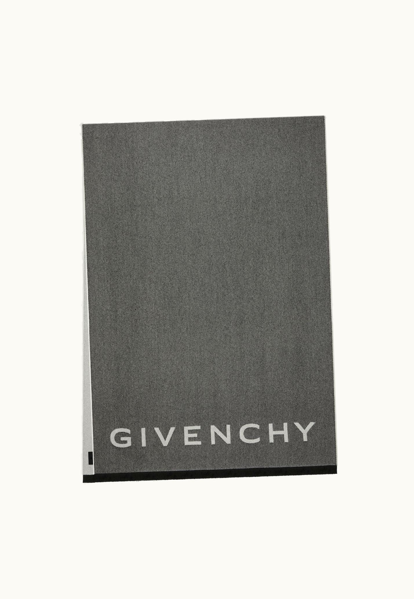Givenchy Givenchy 4G Scarf In Wool And Cashmere - Black / White