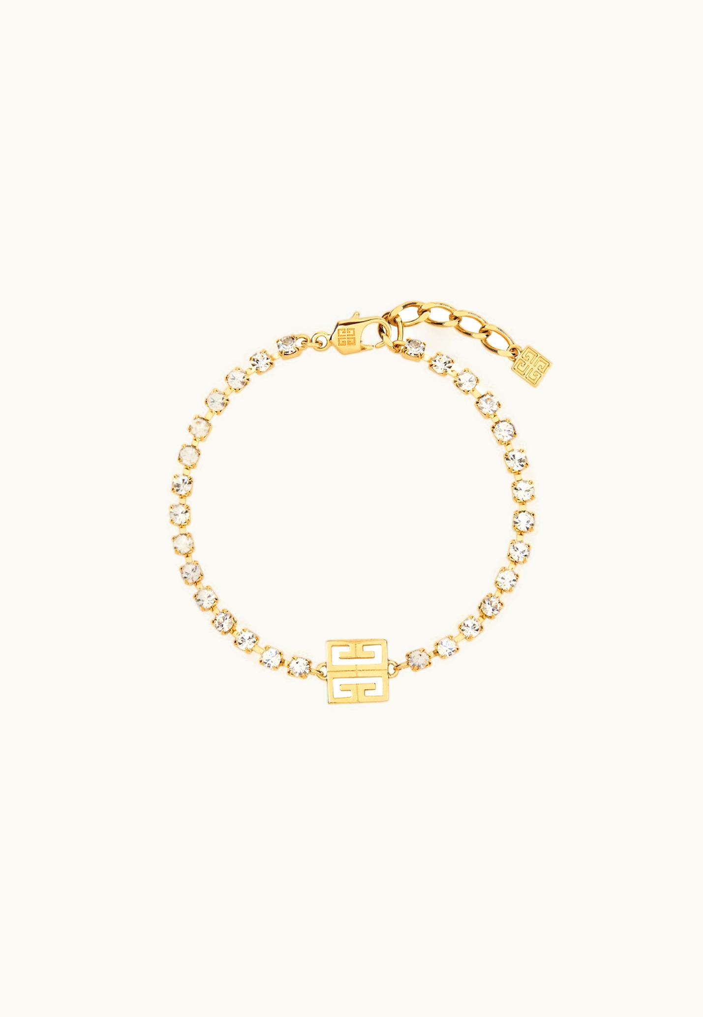Givenchy Givenchy 4G Bracelet In Metal With Crystals - Golden Yellow