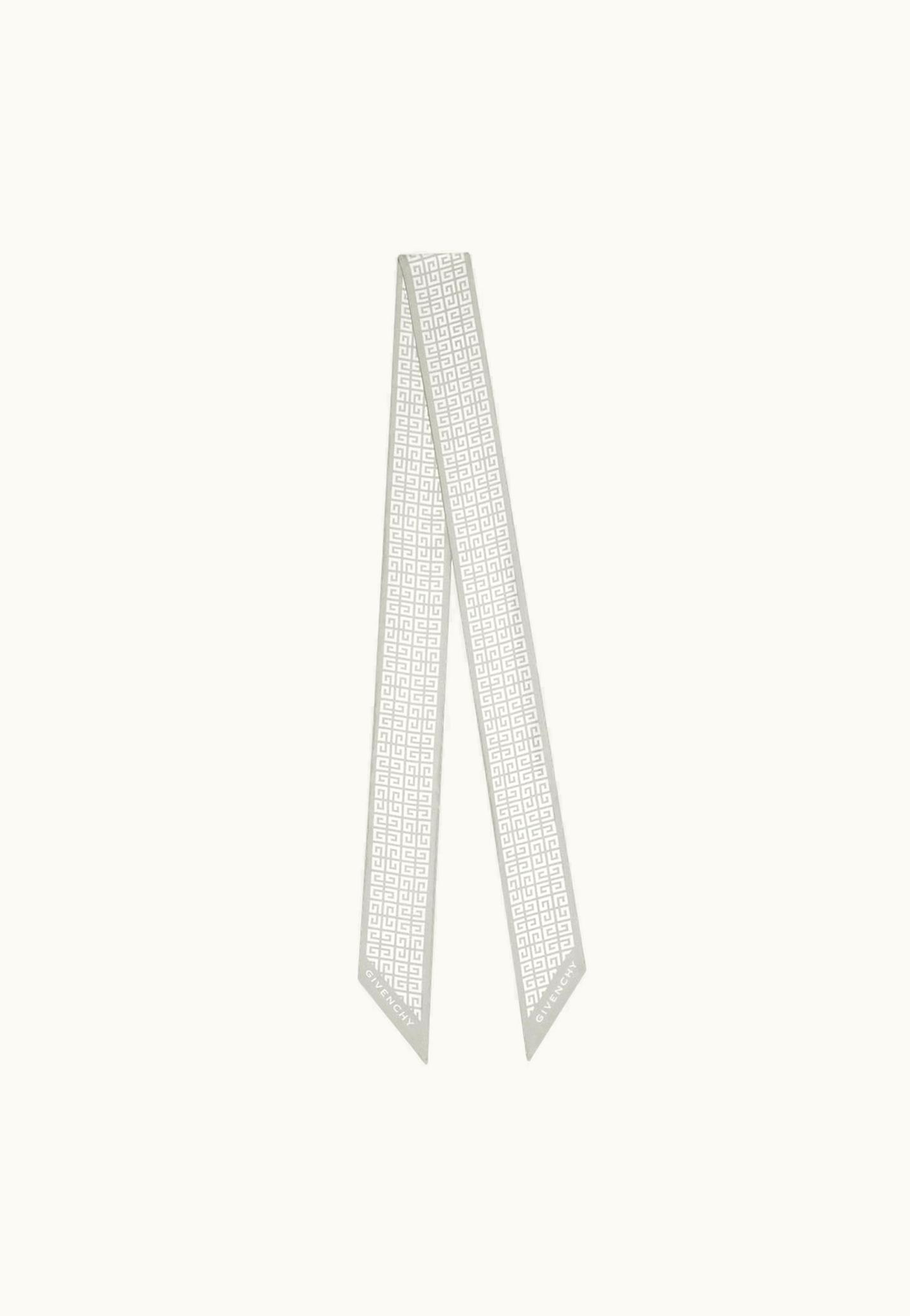 Givenchy Givenchy 4G Bandeau In Silk - Light Grey
