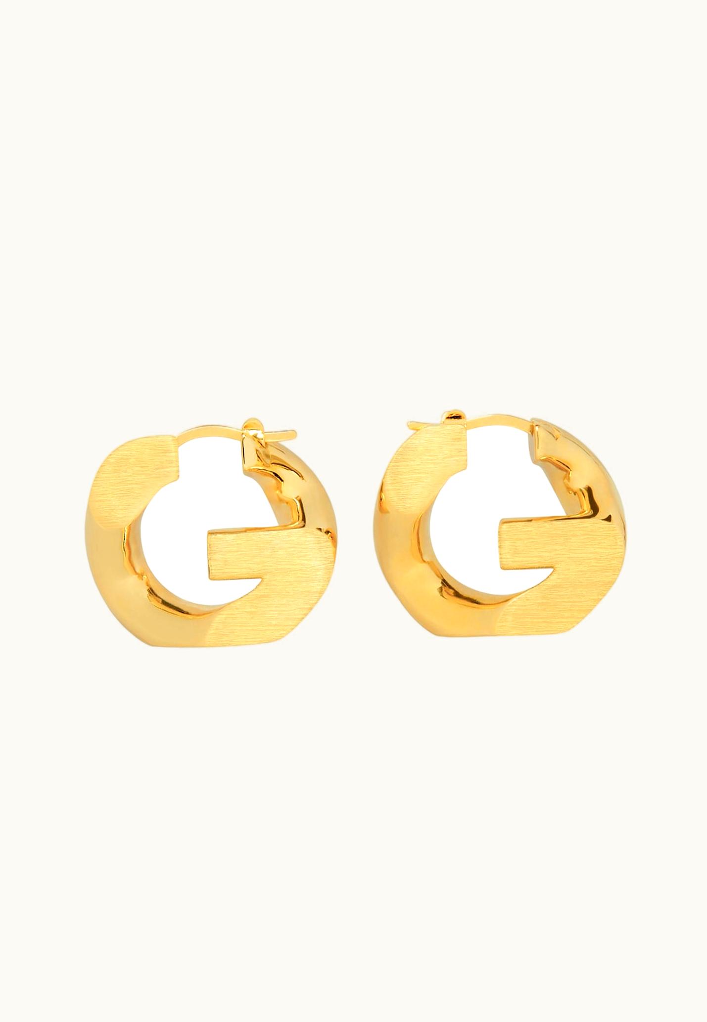 Givenchy Givenchy G Chain Earrings In Metal - Golden Yellow