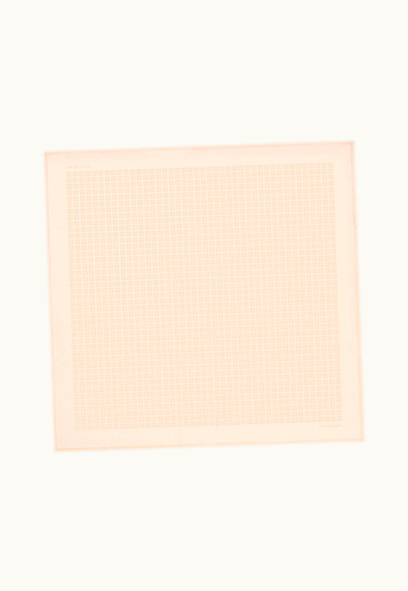 Givenchy Givenchy 4G Shawl In Silk And Wool With Lurex - Dusty Gold