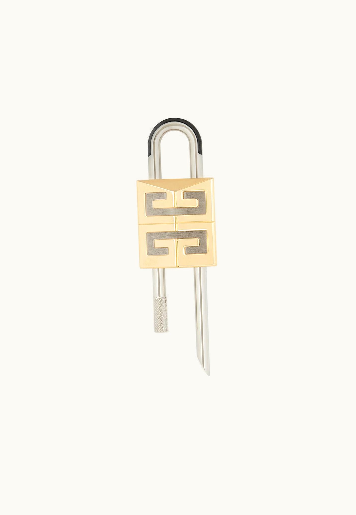 Givenchy Givenchy Small 4G Padlock In Two Tone Metal - Golden / Silvery