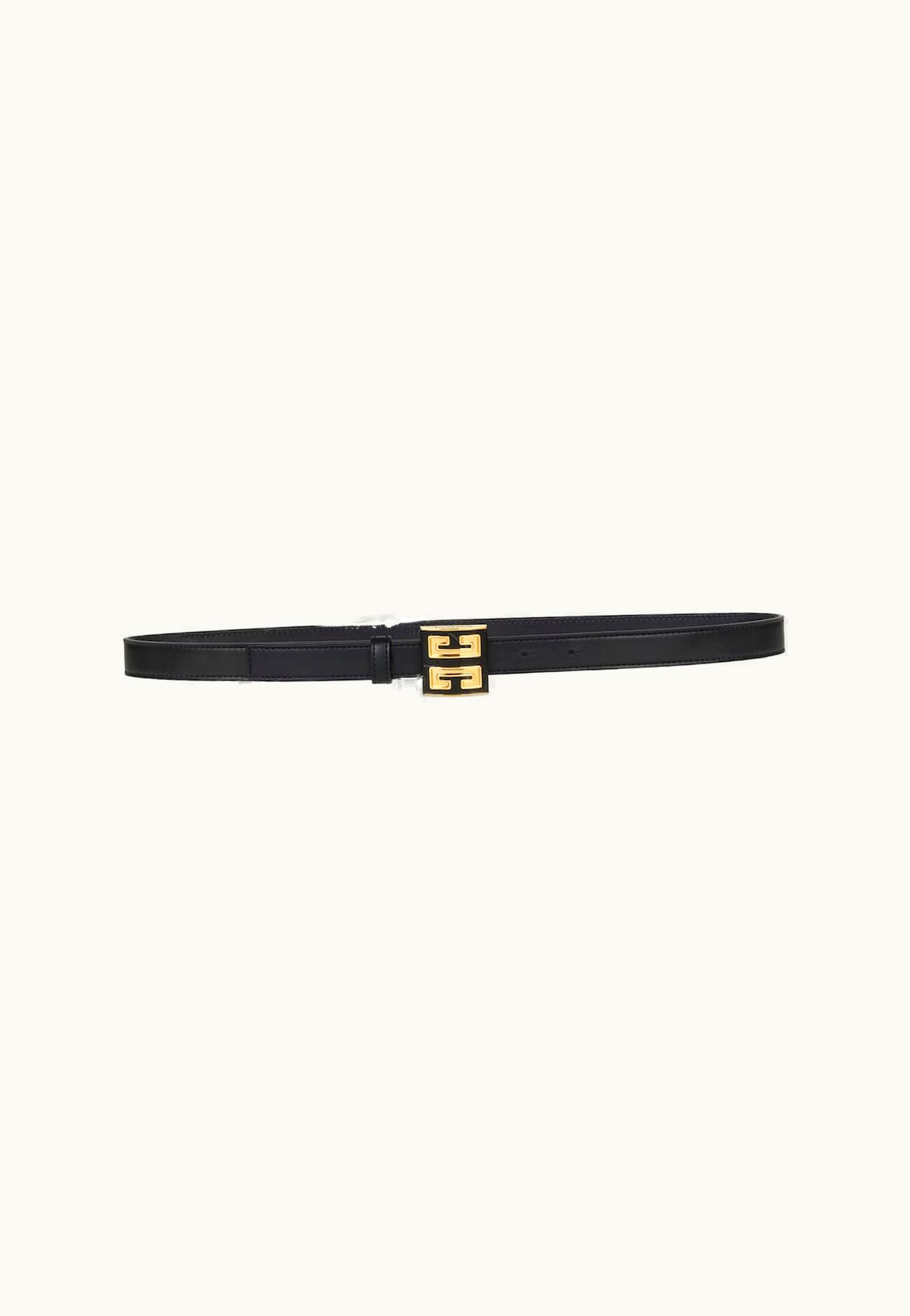 Givenchy Givenchy 4G Belt In Leather - Black