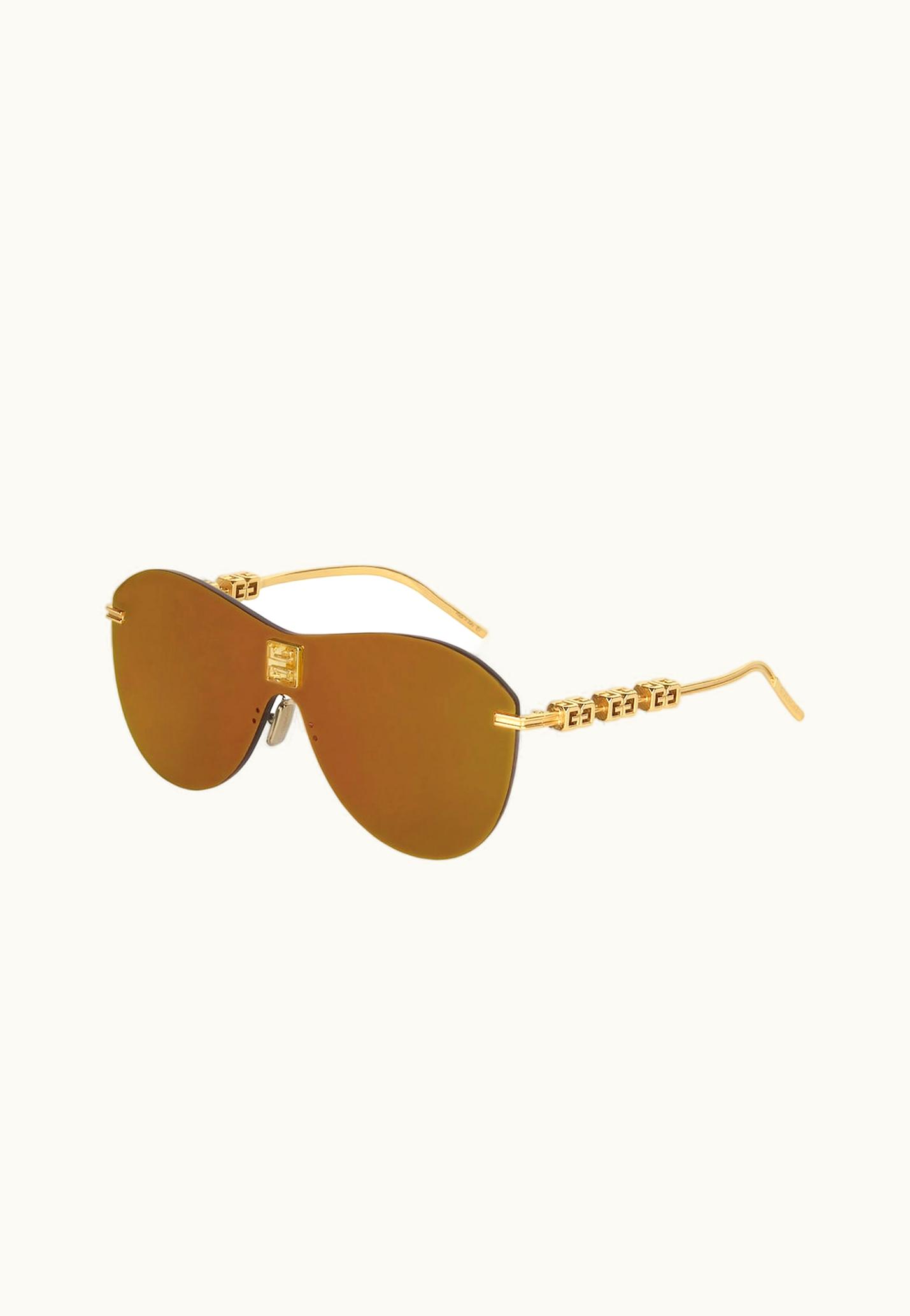 Givenchy Givenchy 4gem Unisex Sunglasses In Metal - Golden