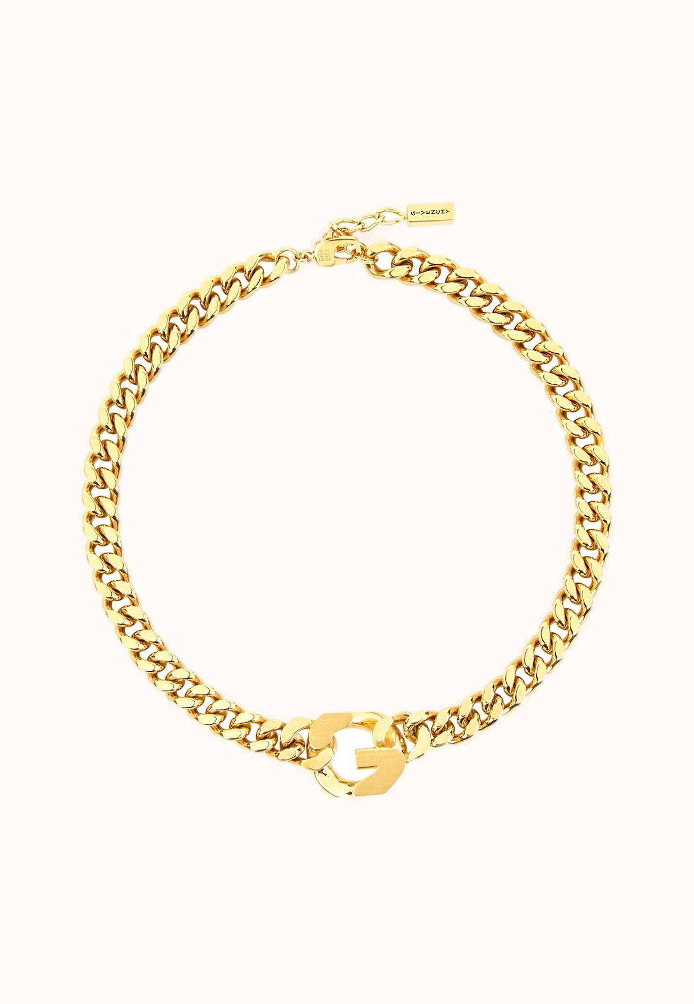 Givenchy Givenchy G Chain Necklace In Metal - Golden Yellow