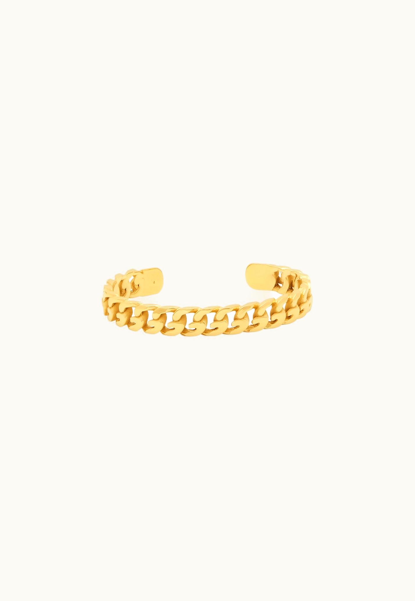 Givenchy Givenchy G Chain Open Bangle - Golden Yellow