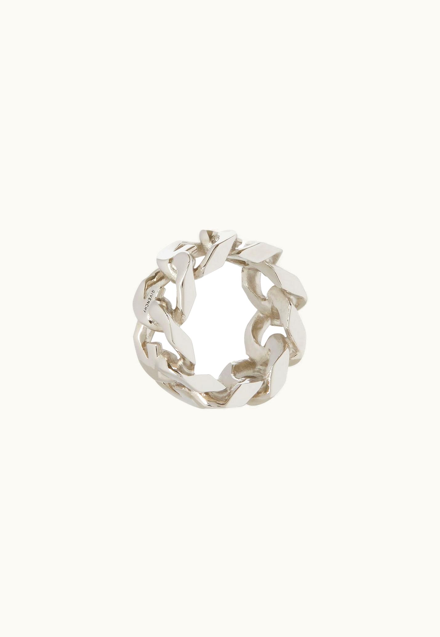 Givenchy Givenchy G Chain Ring In Metal - Silvery
