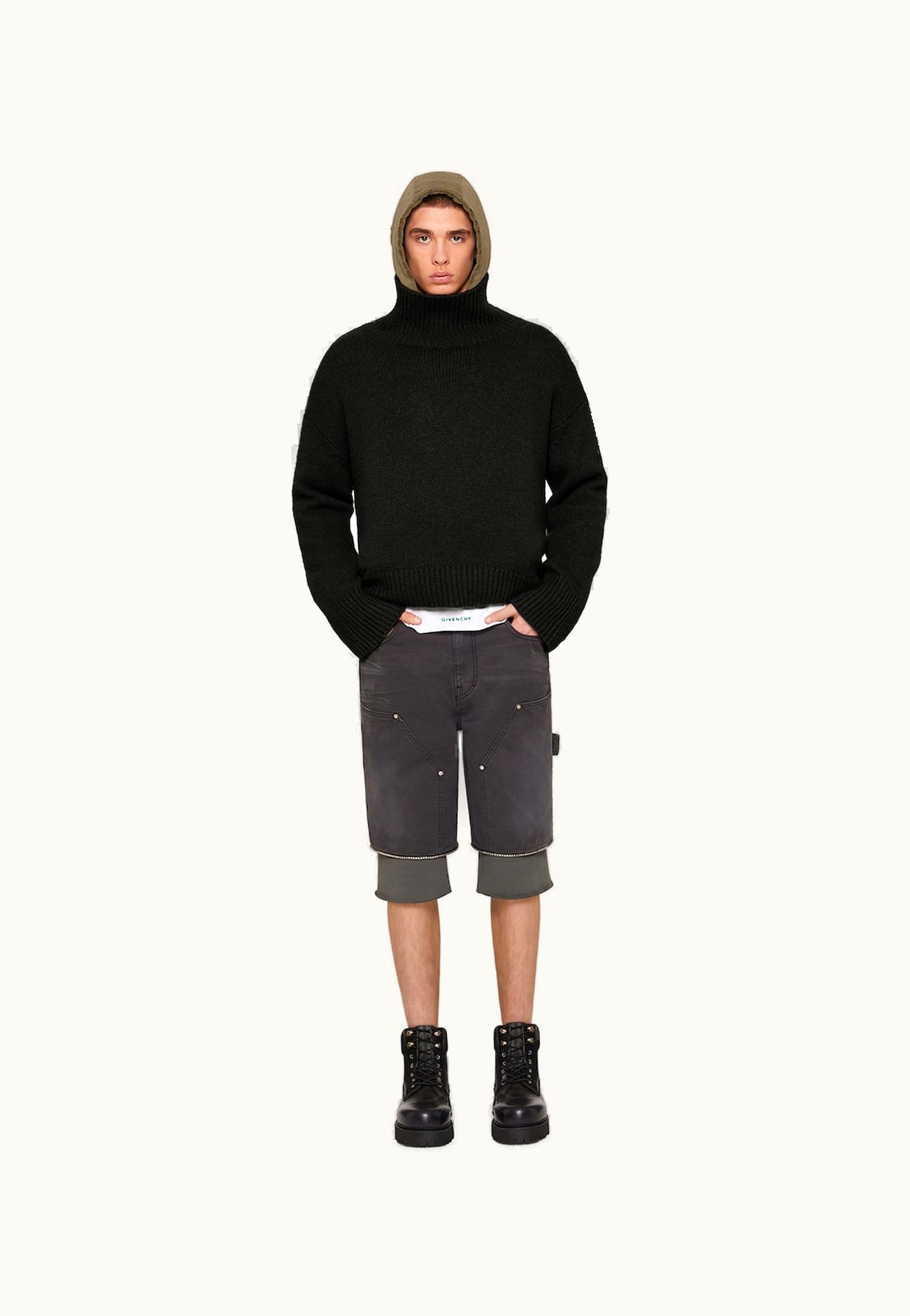Givenchy Givenchy Oversized Turtleneck Sweater In Cashmere - Black