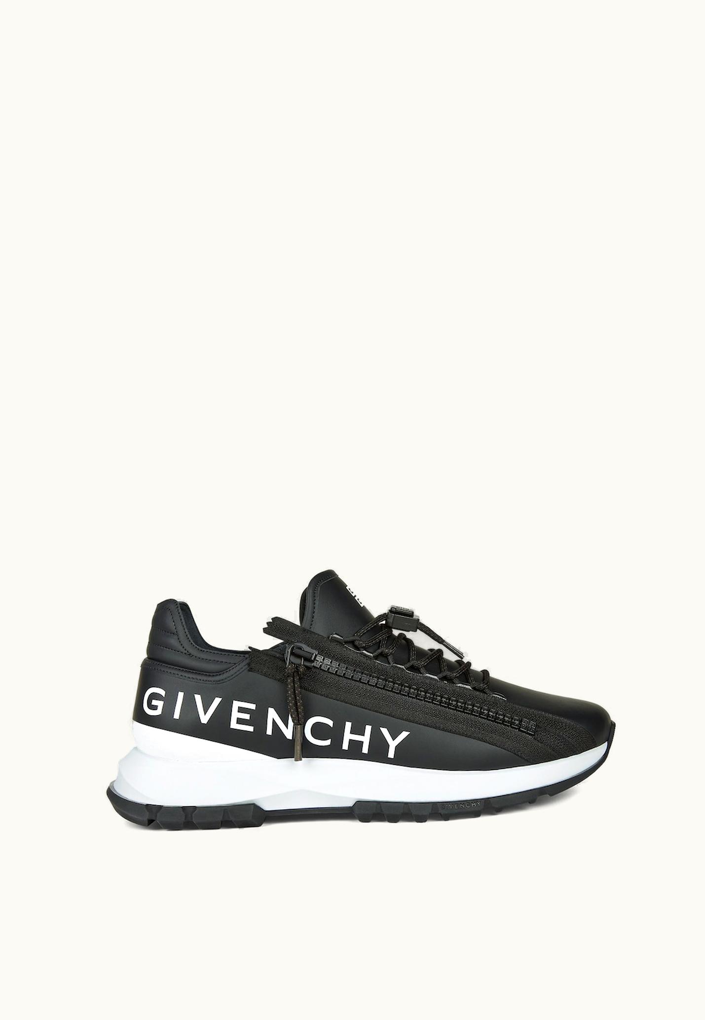 Givenchy Givenchy Spectre Runner Sneakers In Leather With Zip - Black / White BLACK/WHITE