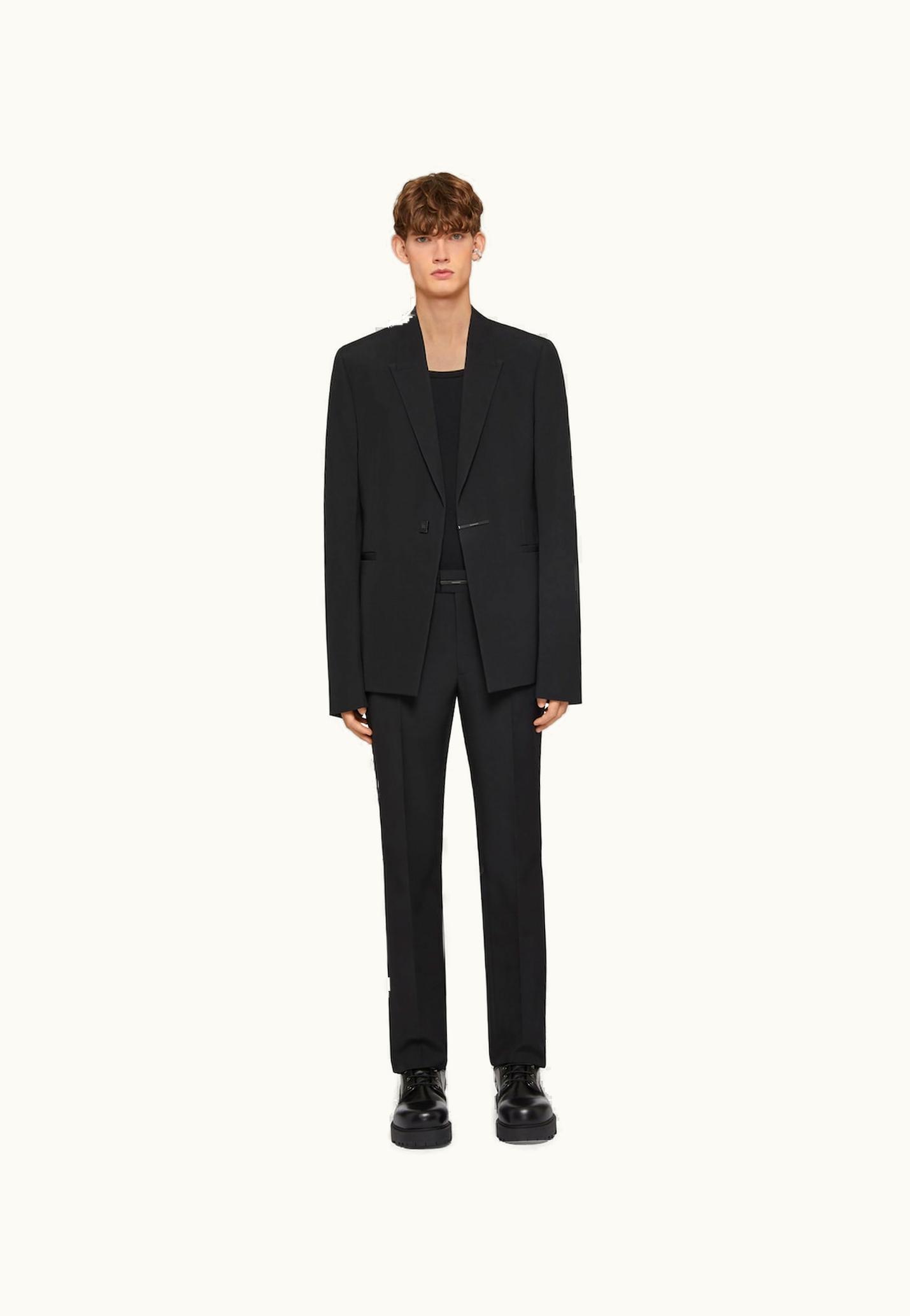 Givenchy Givenchy Slim Fit Tailored Pants In Wool