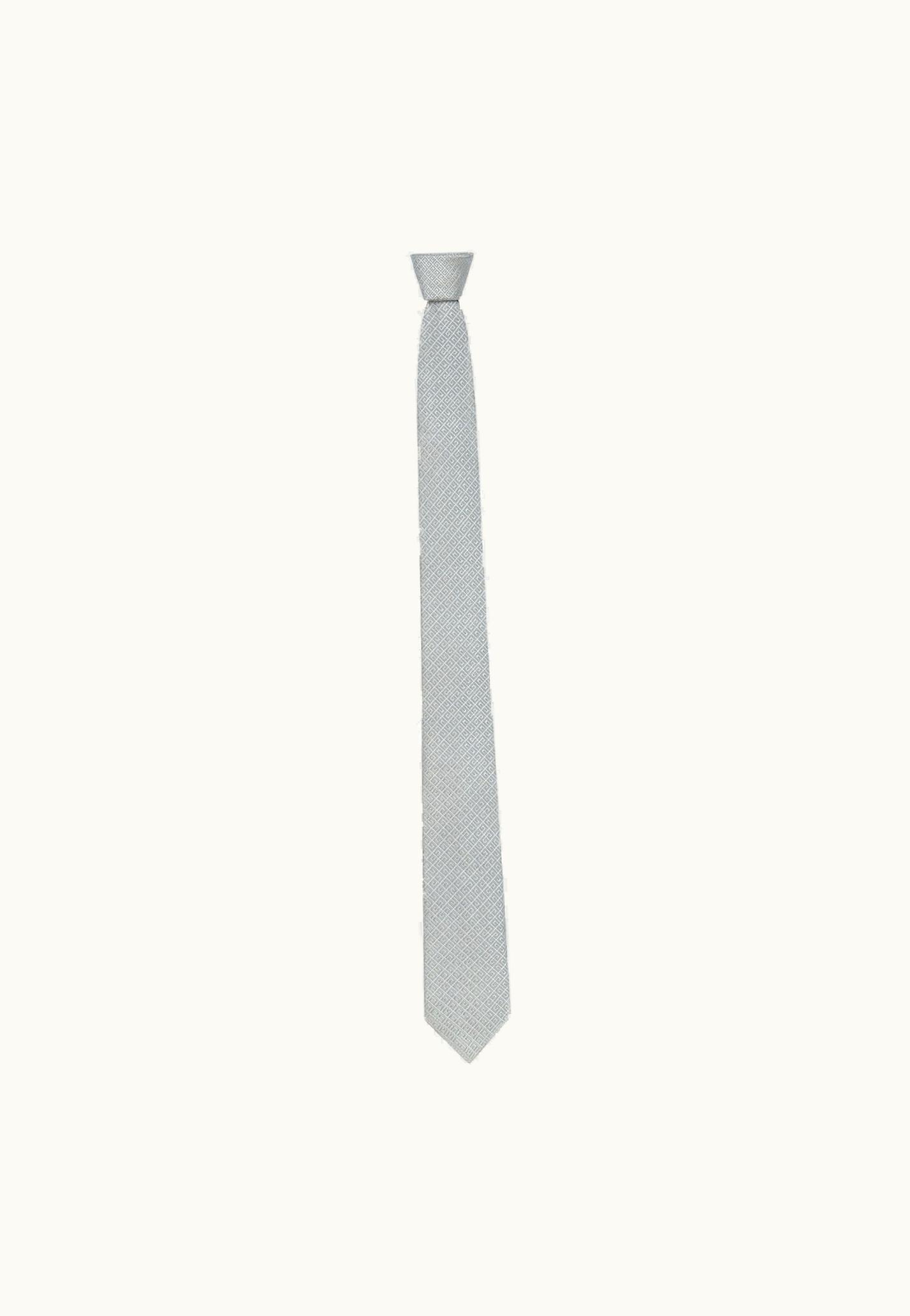 Givenchy Givenchy 4G Tie In Silk - Light Grey