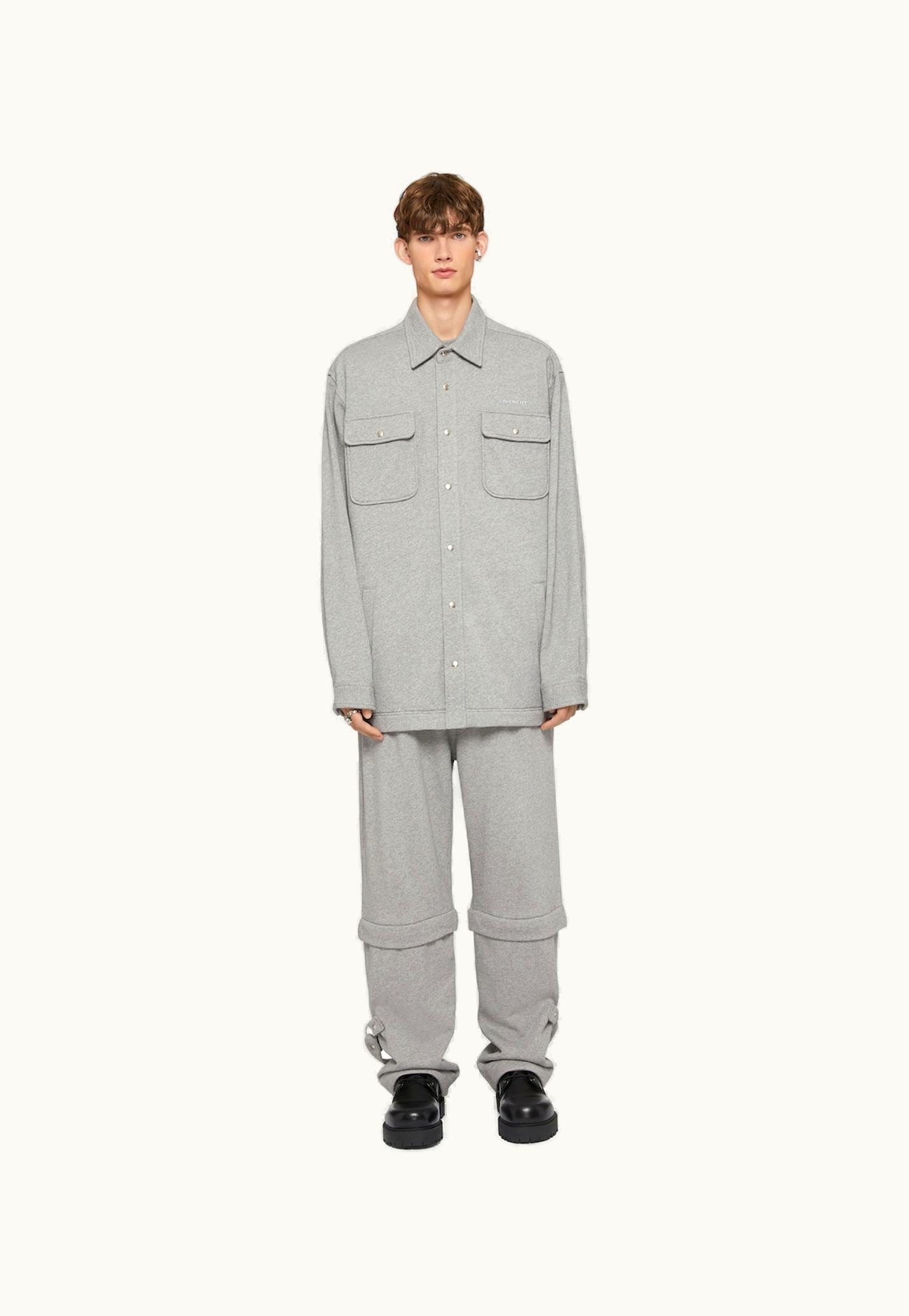 Givenchy Givenchy Shirt In Fleece - Light Grey Melange