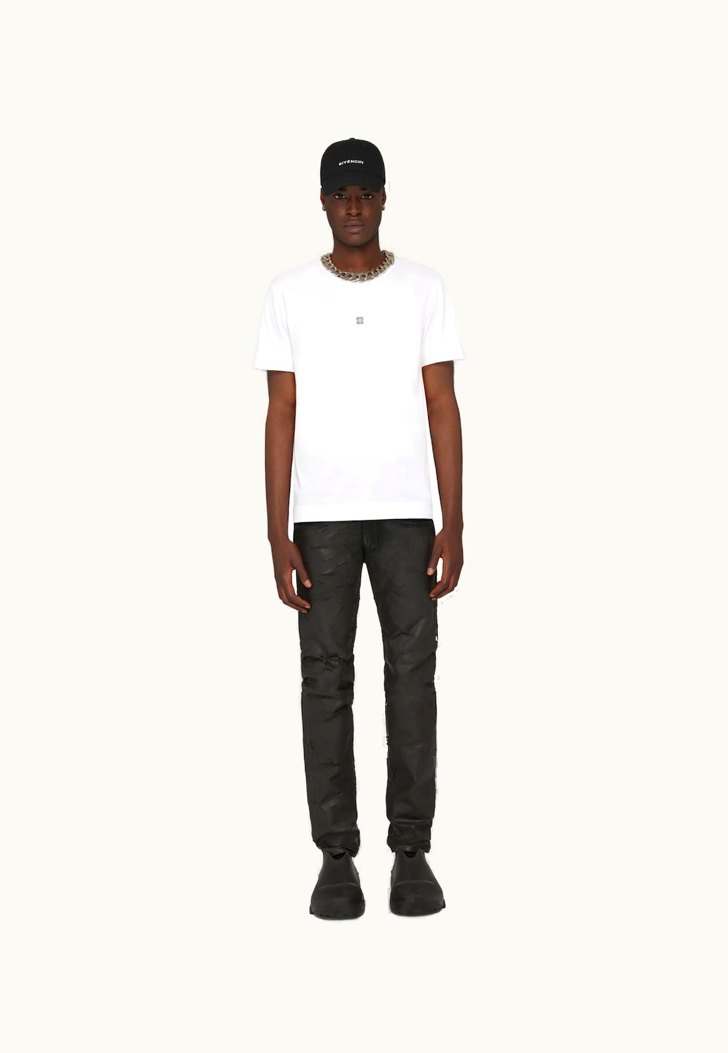 Givenchy Givenchy Slim Fit T-Shirt In Cotton - White