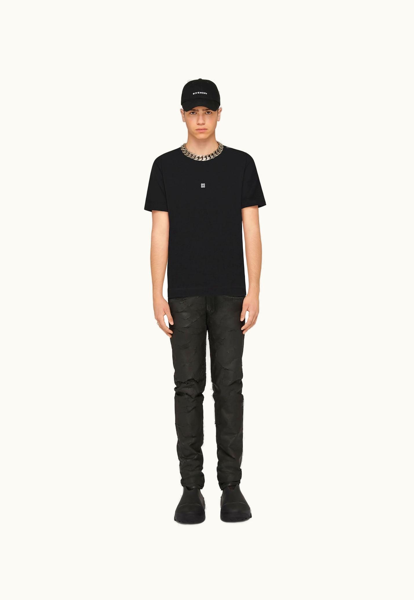 Givenchy Givenchy Slim Fit T-Shirt In Cotton - Black