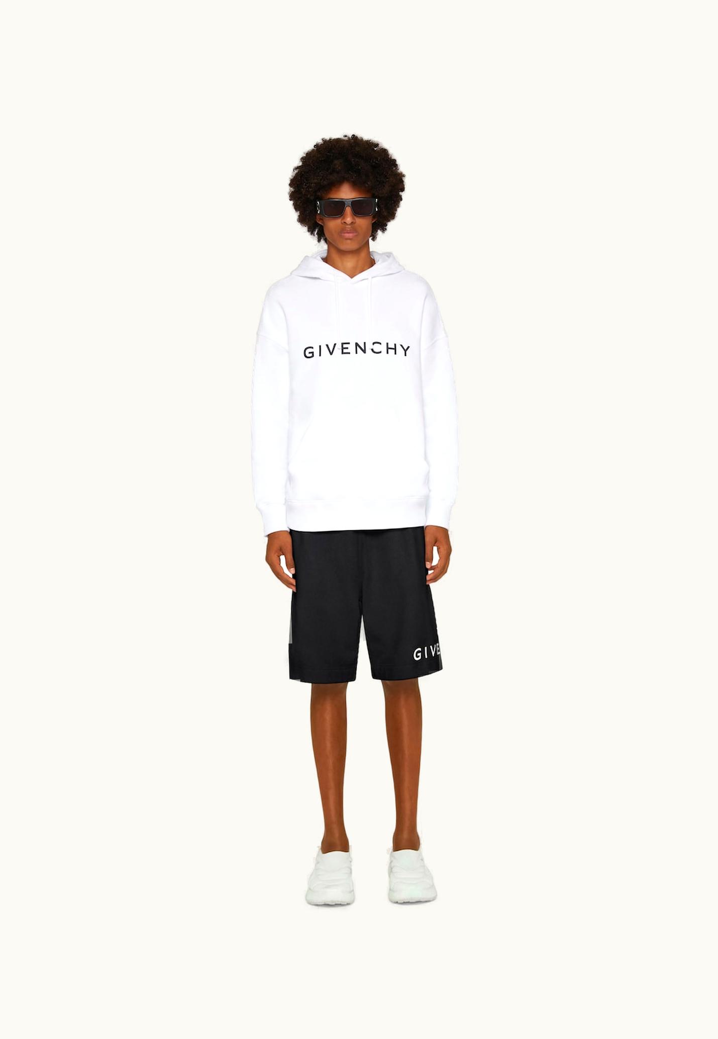 Givenchy Givenchy Archetype Bermuda Shorts In Fleece - Black