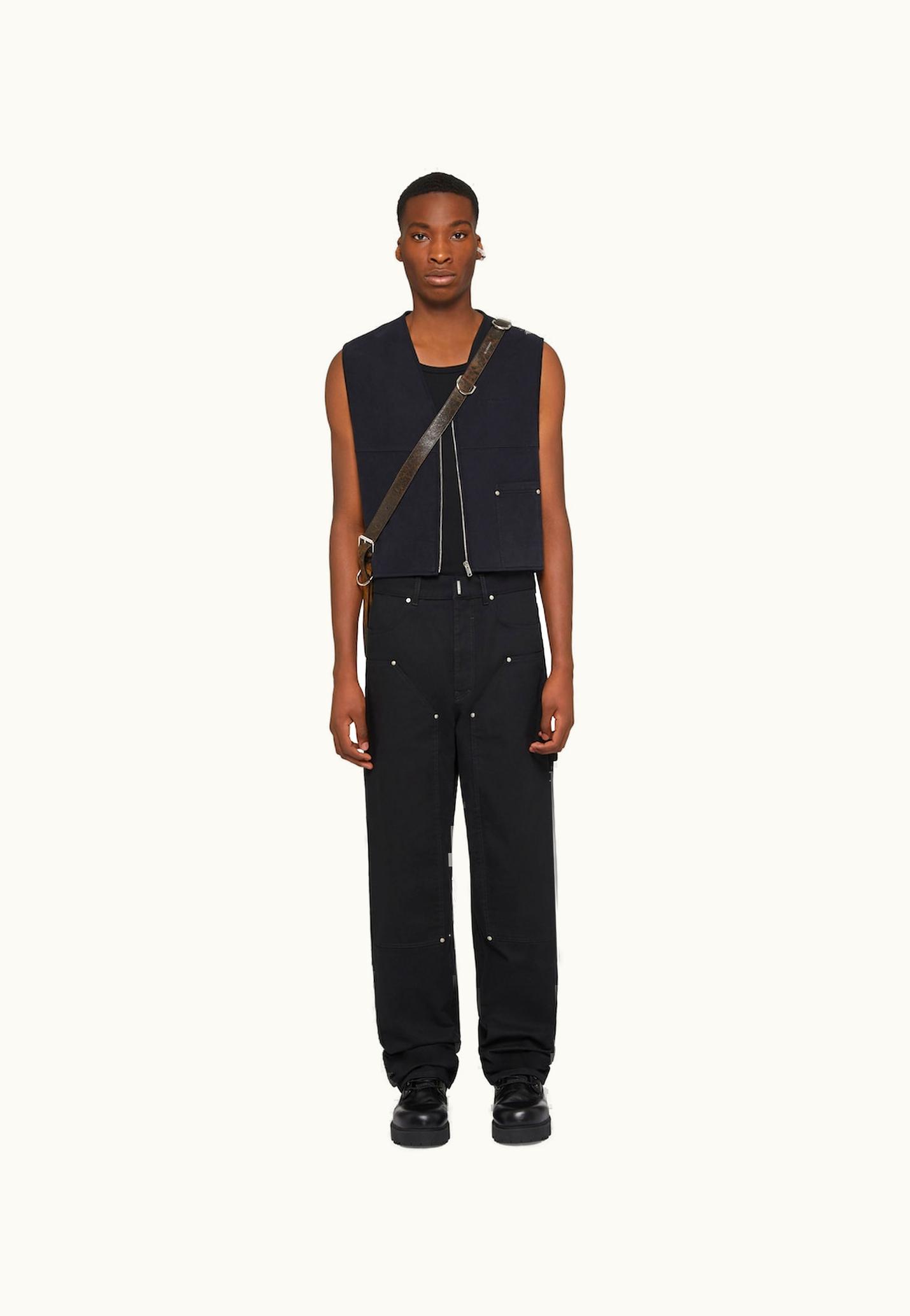 Givenchy Givenchy Waistcoat In Fleece - Black