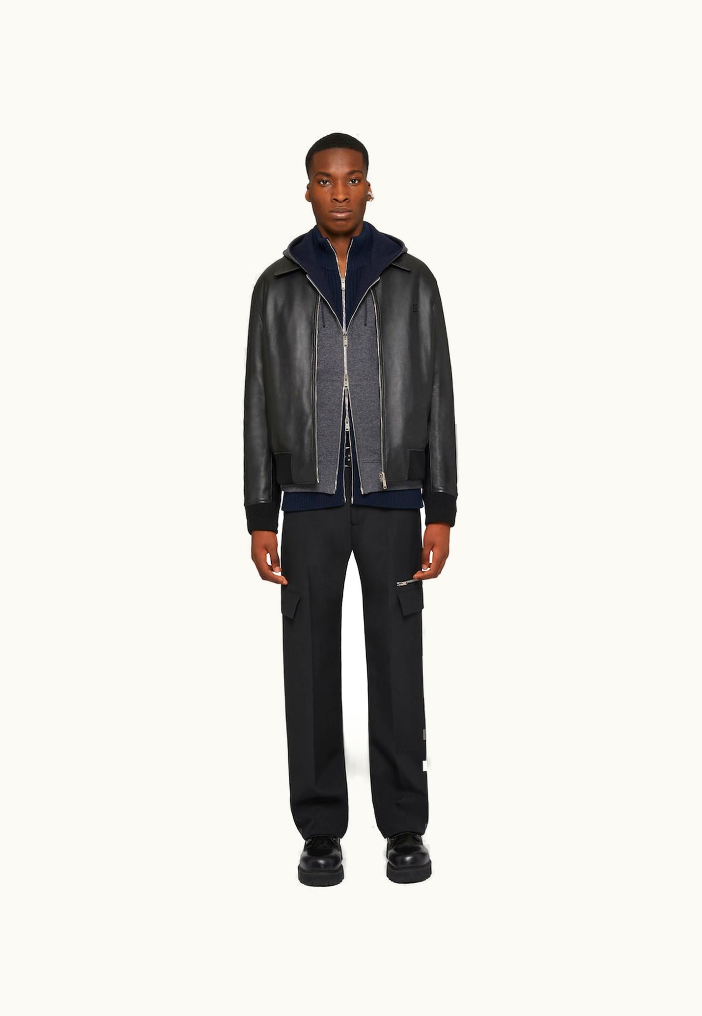 Givenchy Givenchy Tailored Pants In Wool With Pocket Details - Black