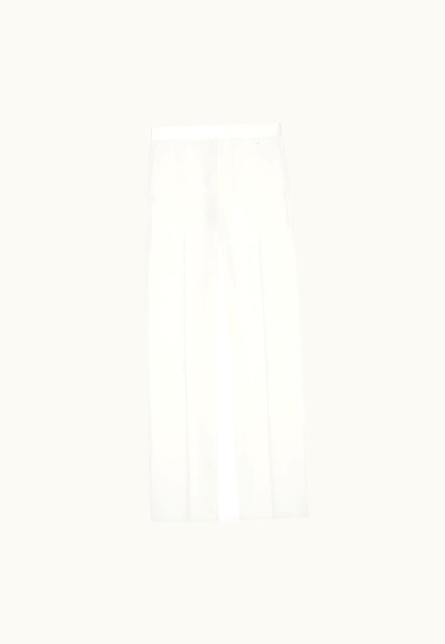 Givenchy Givenchy Tailored Pants In Wool And Mohair With Satin Waistband - White