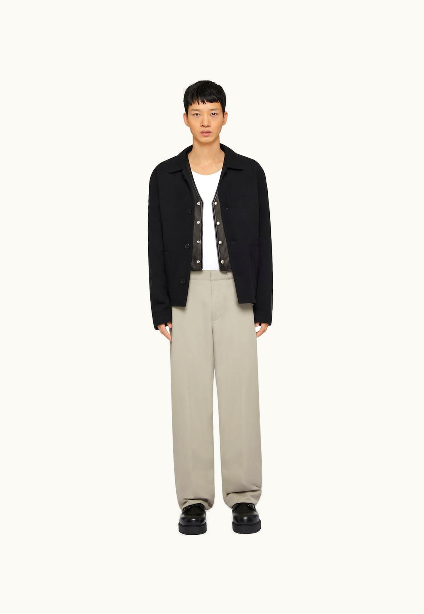 Givenchy Givenchy Jacket In Double Face Wool And Cashmere - Black