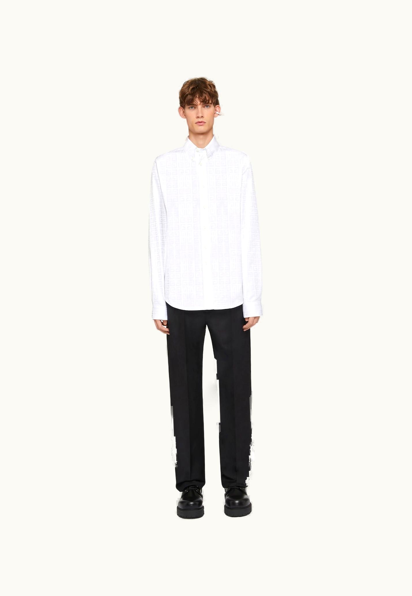 Givenchy Givenchy Shirt In 4G Cotton - White