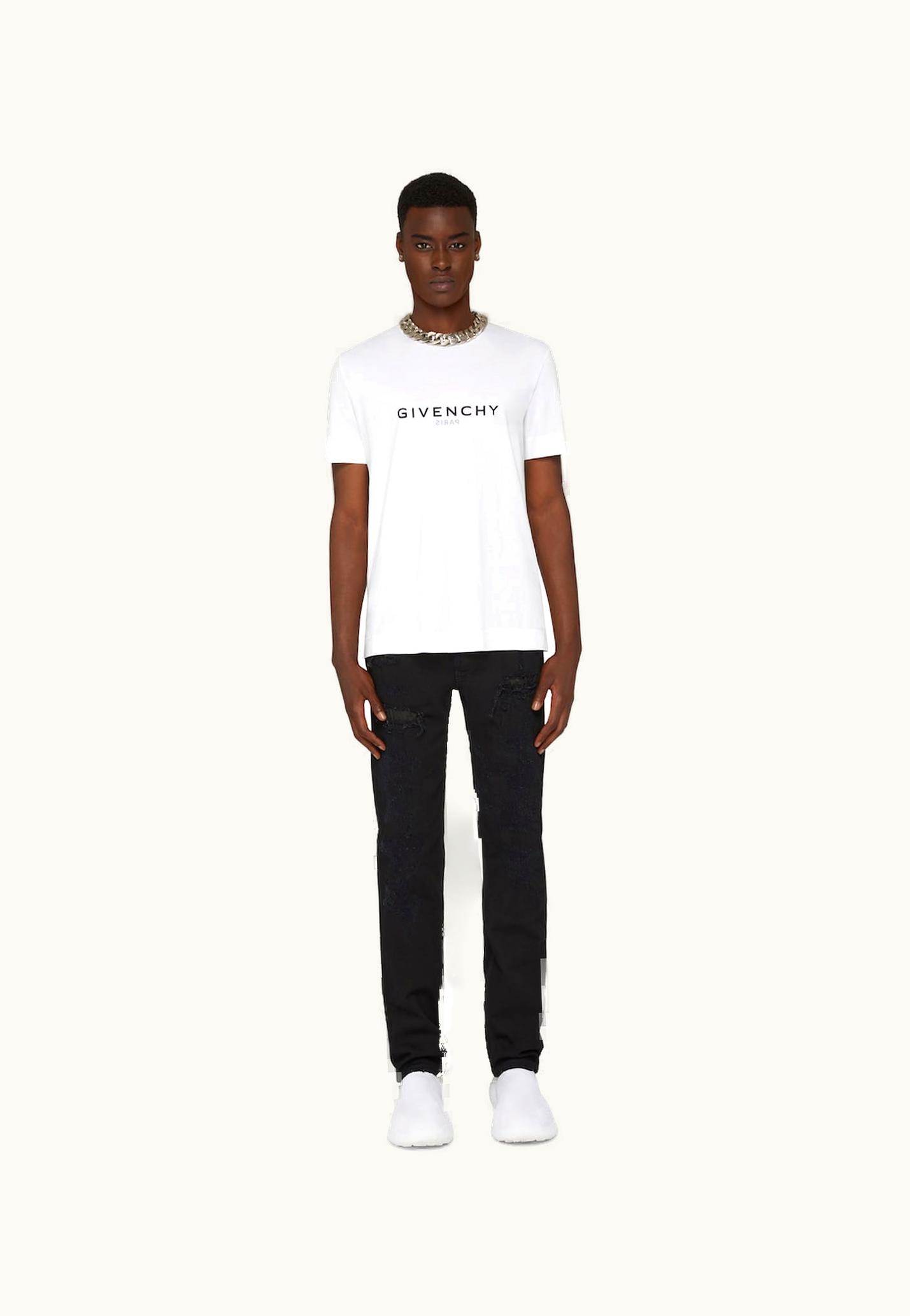Givenchy Givenchy Archetype Slim Fit Cotton T-Shirt Black