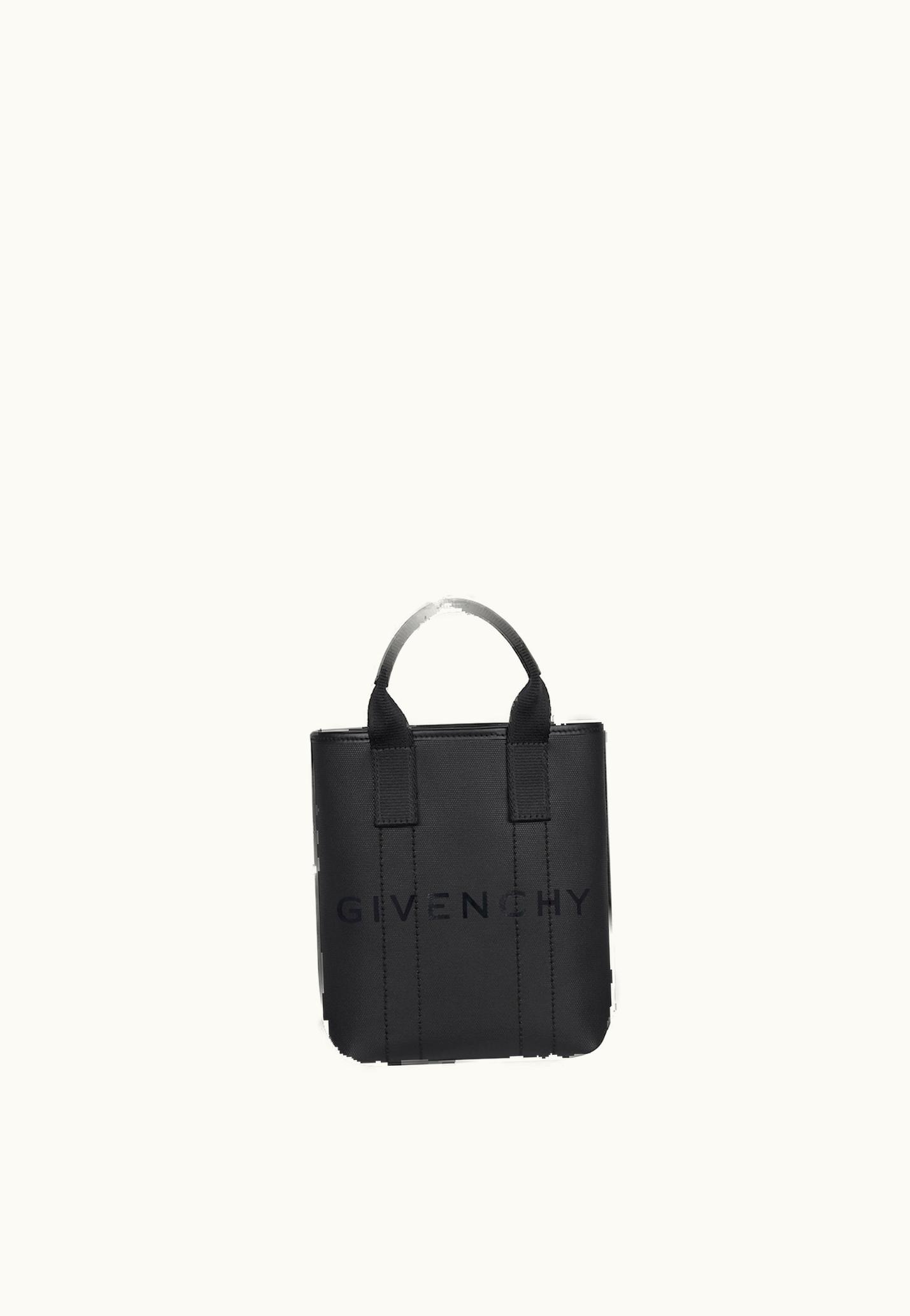Givenchy Givenchy Small G-Essentials Tote Bag In Coated Canvas - Black