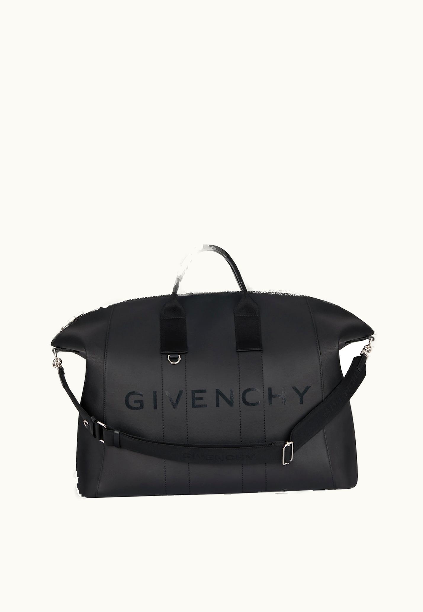 Givenchy Givenchy Medium Antigona Sport Bag In Coated Canvas - Black