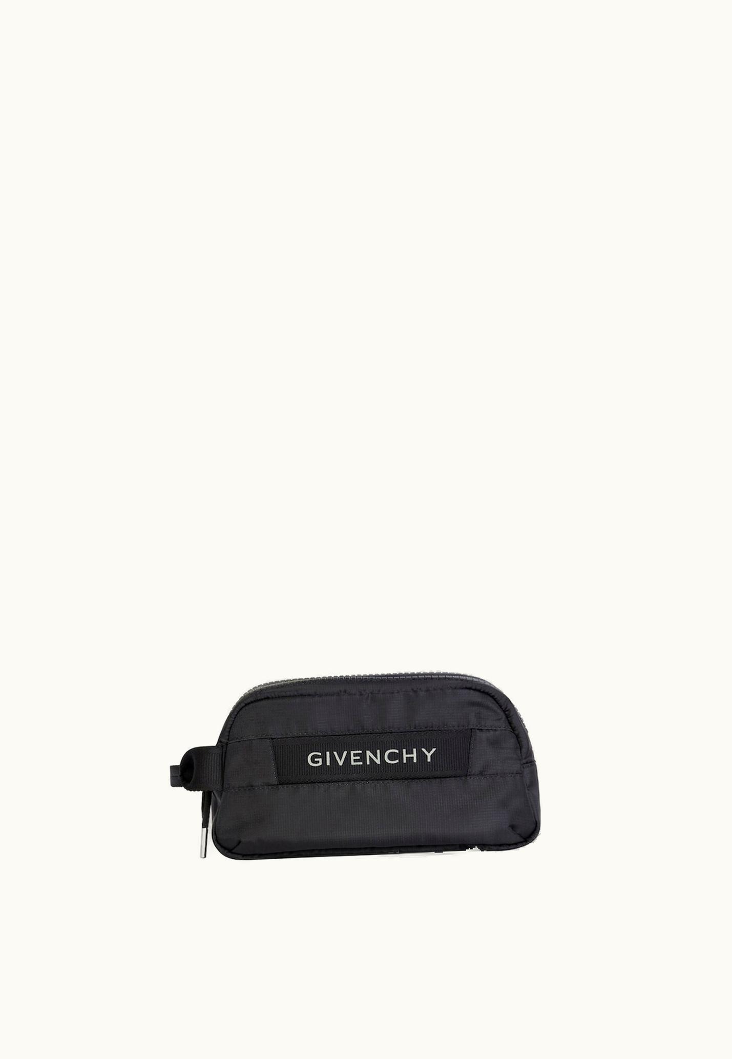 Givenchy Givenchy G-Trek Toilet Pouch In Nylon - Black