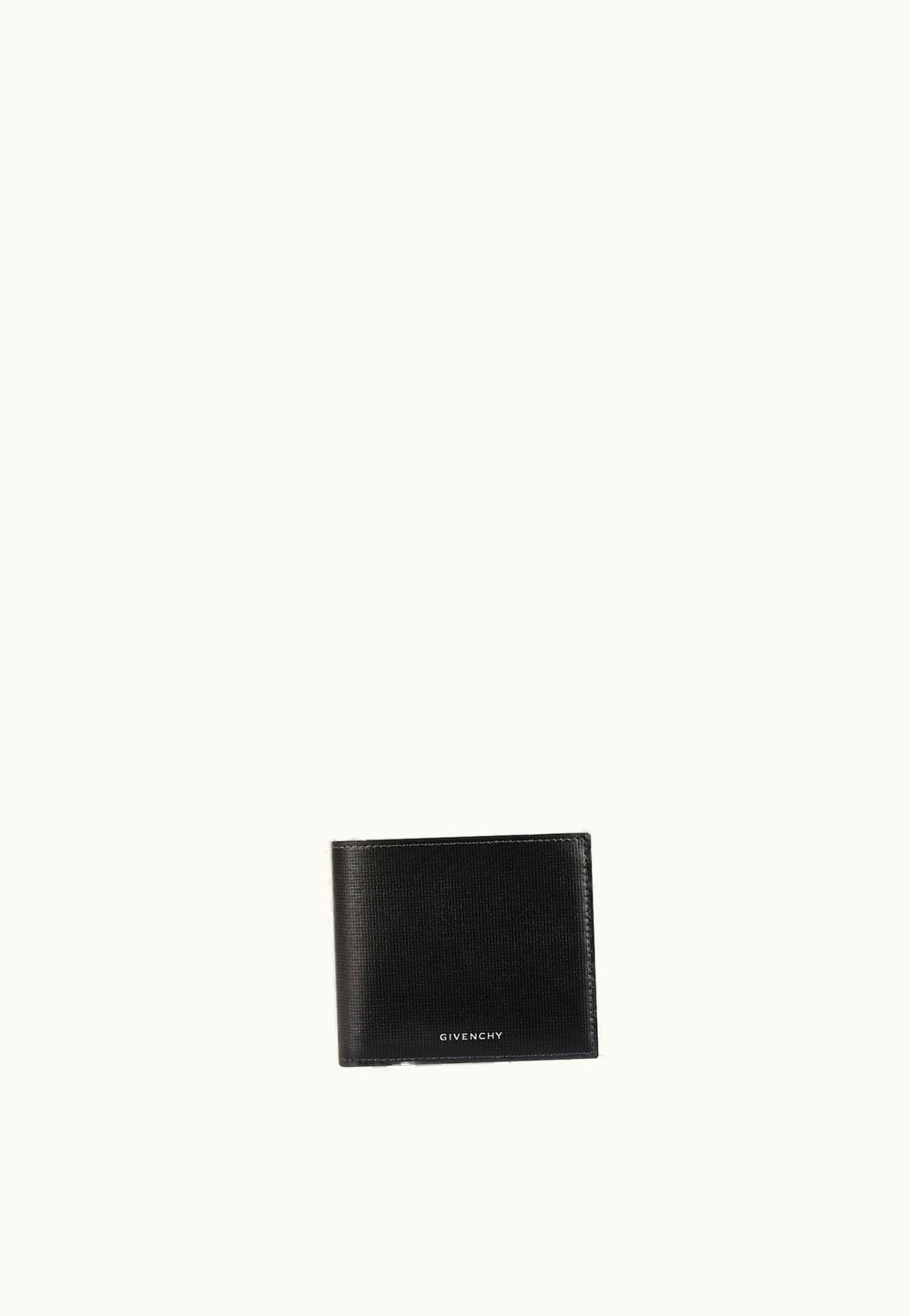 Givenchy Givenchy Wallet In 4G Classic Leather - Black